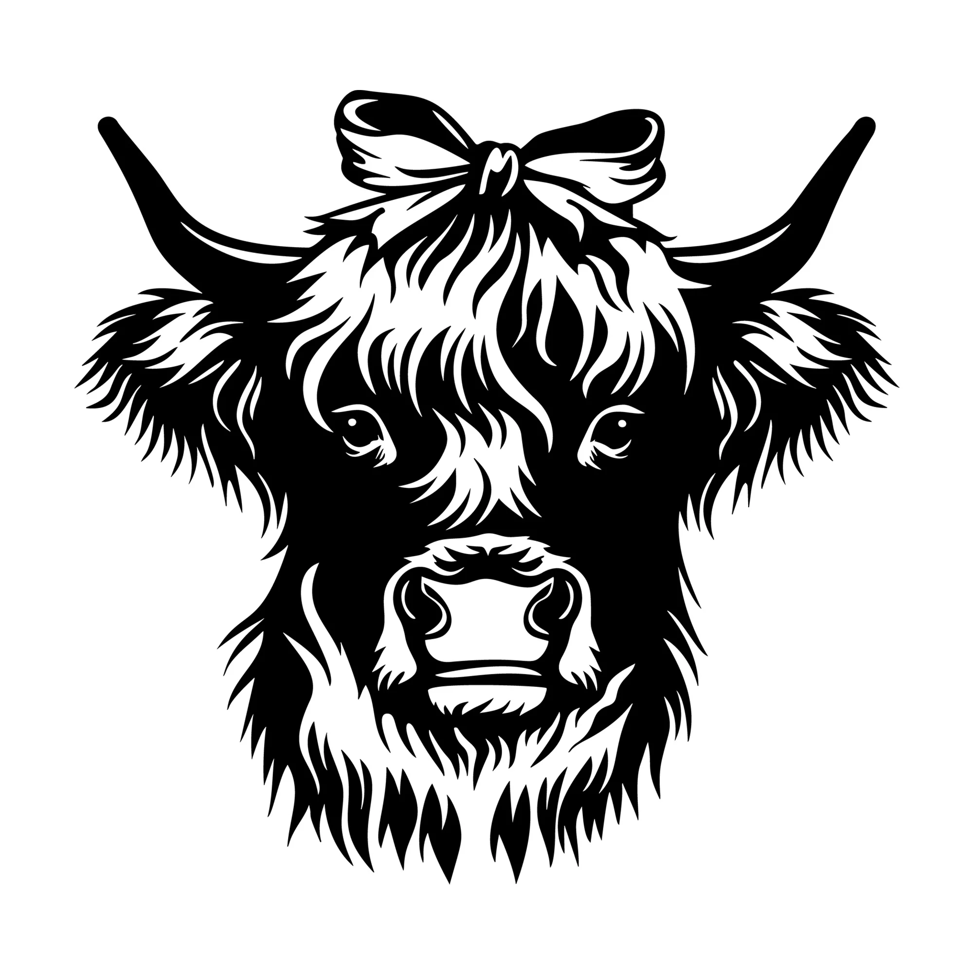 Highland Cow SVG
