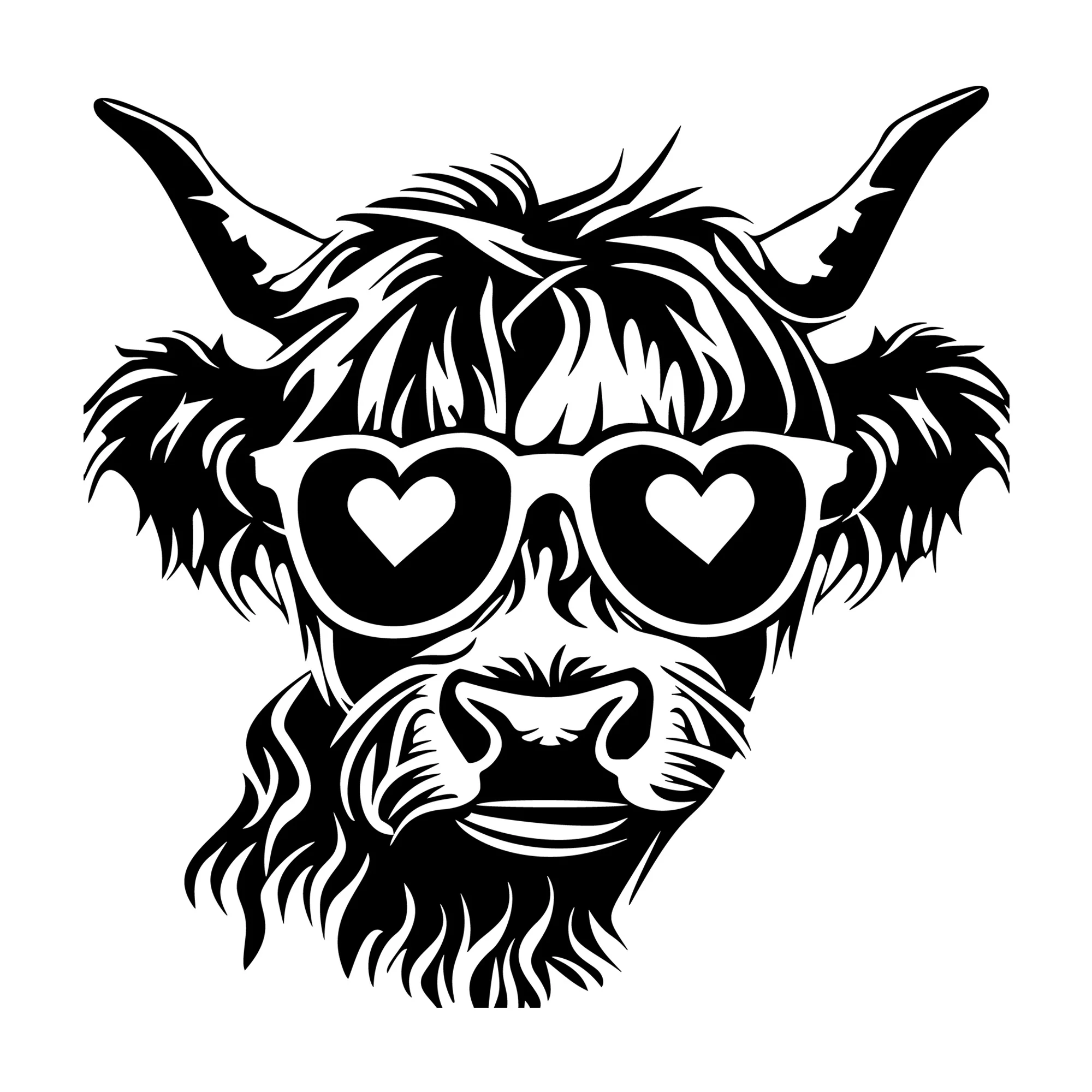 Highland Cow SVG
