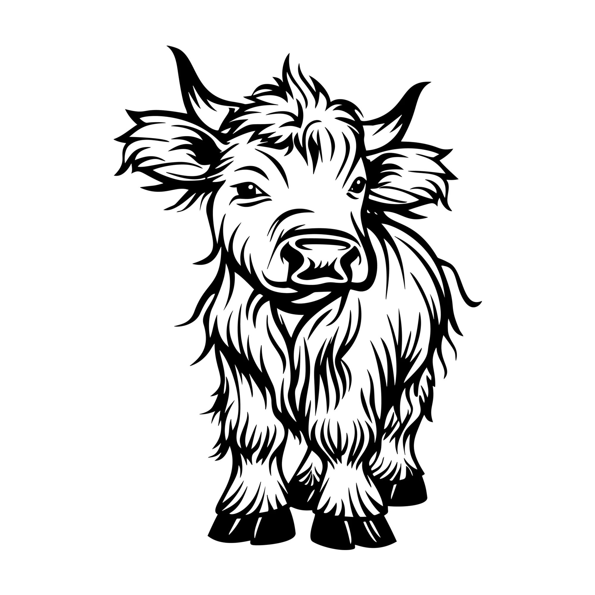 Highland Cow SVG