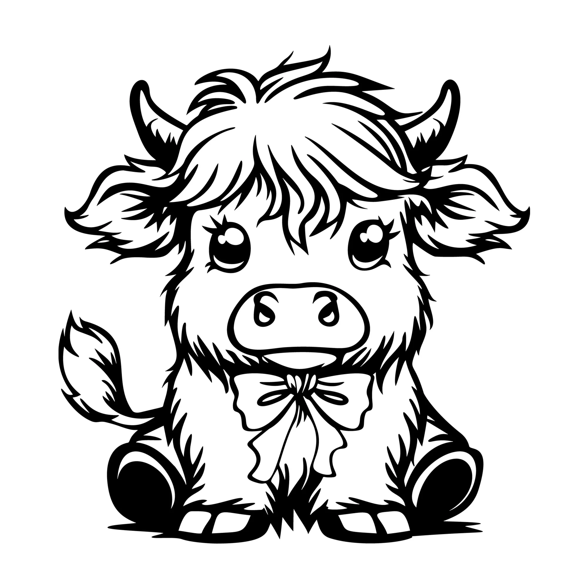 Highland Cow SVG