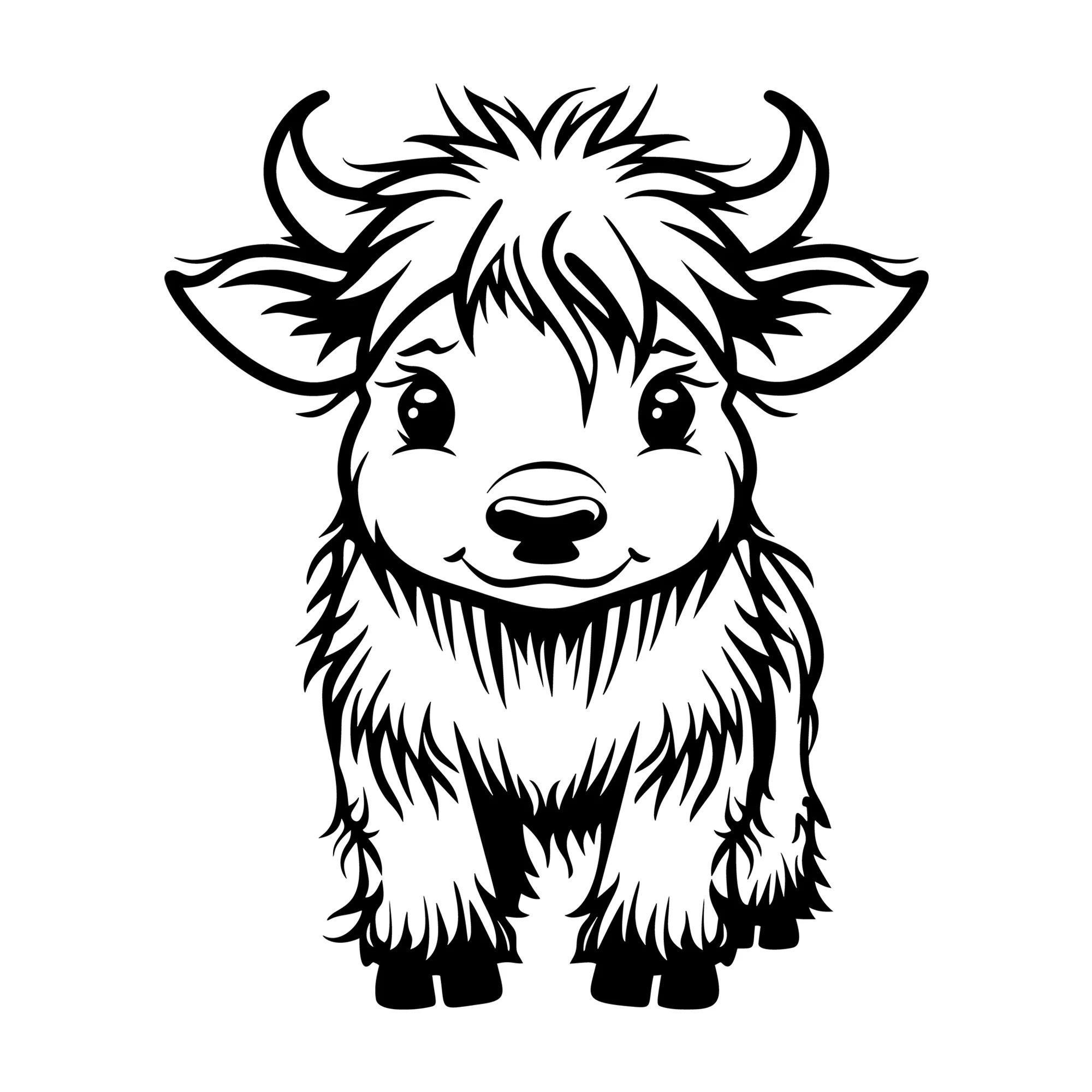 Highland Cow SVG