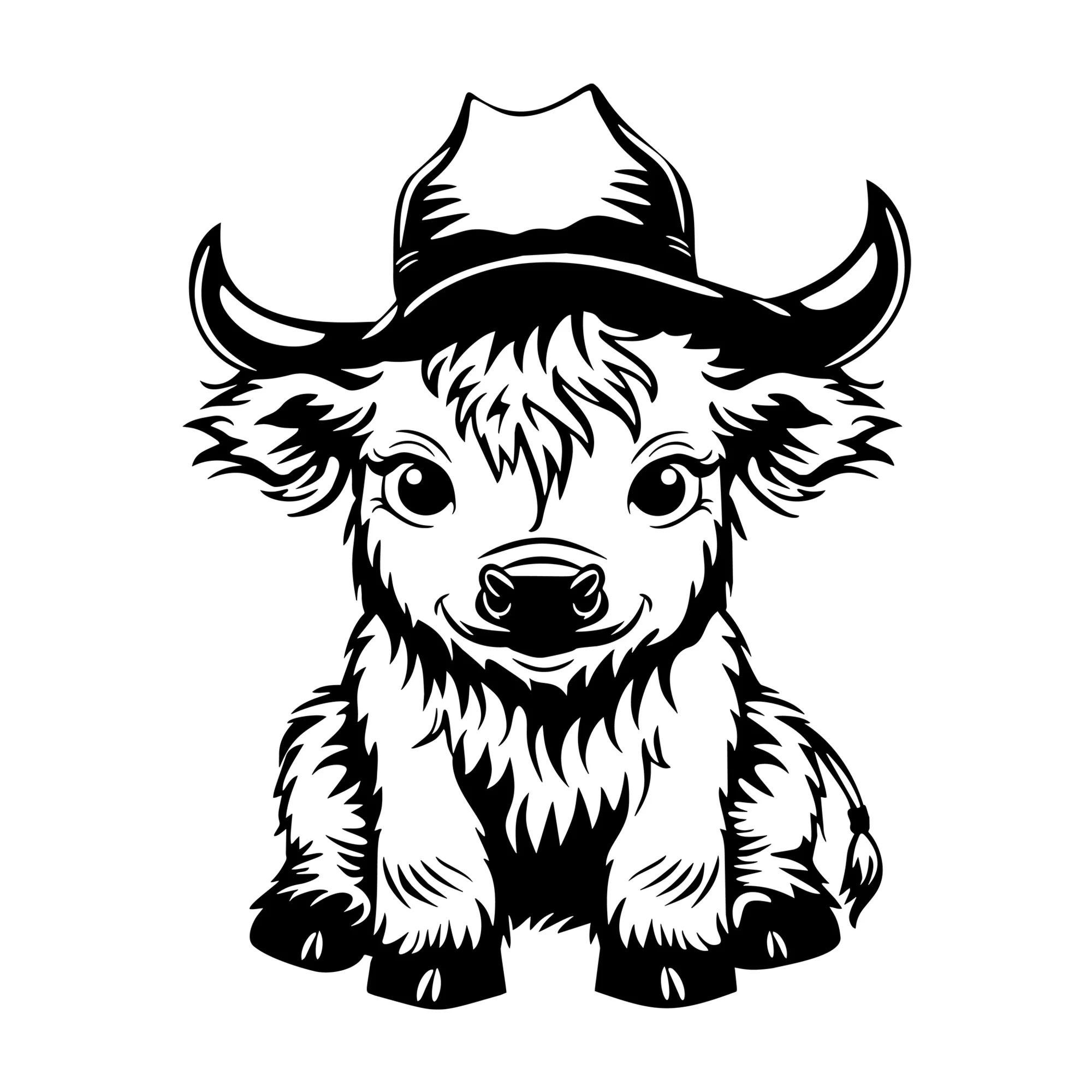 Highland Cow SVG