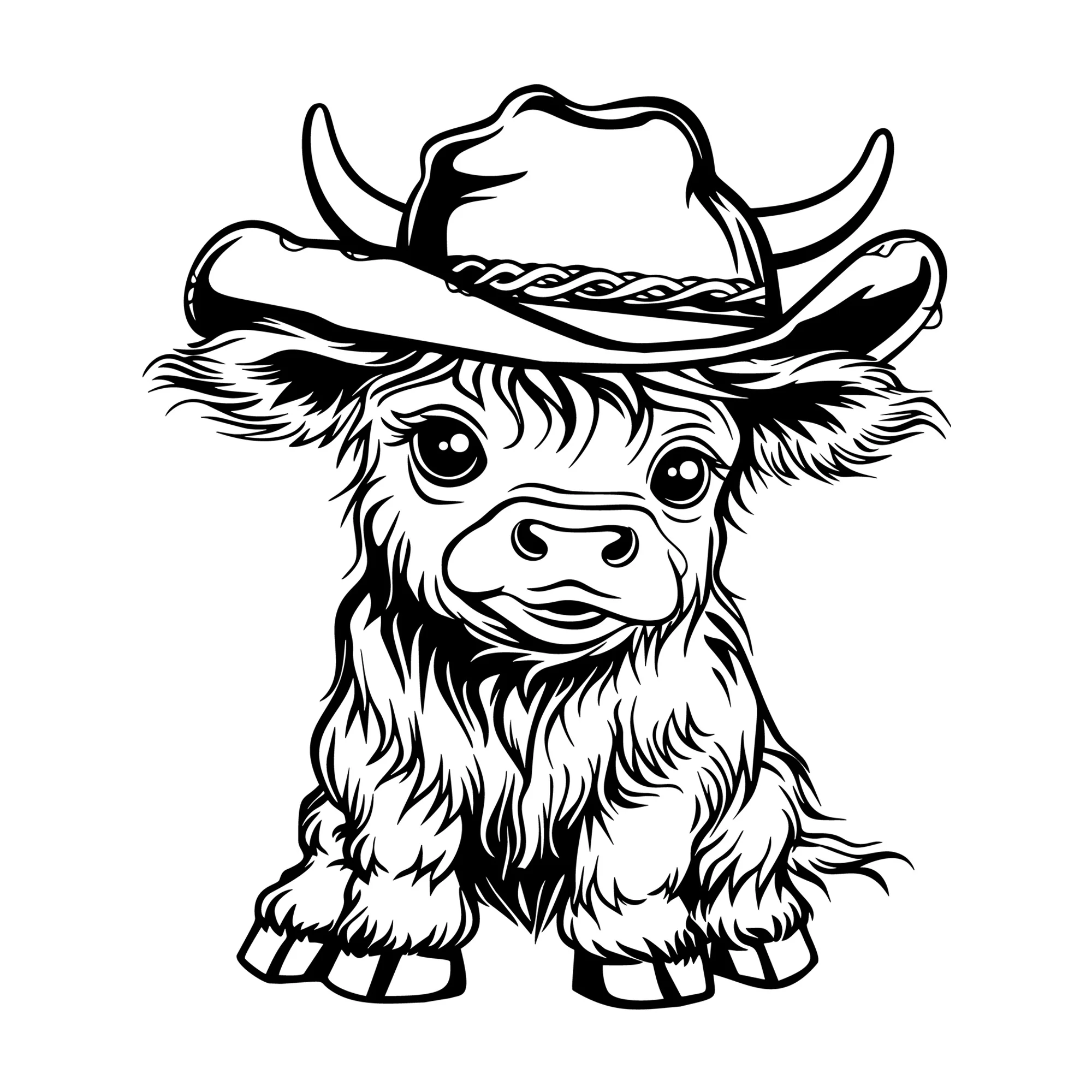 Highland Cow SVG