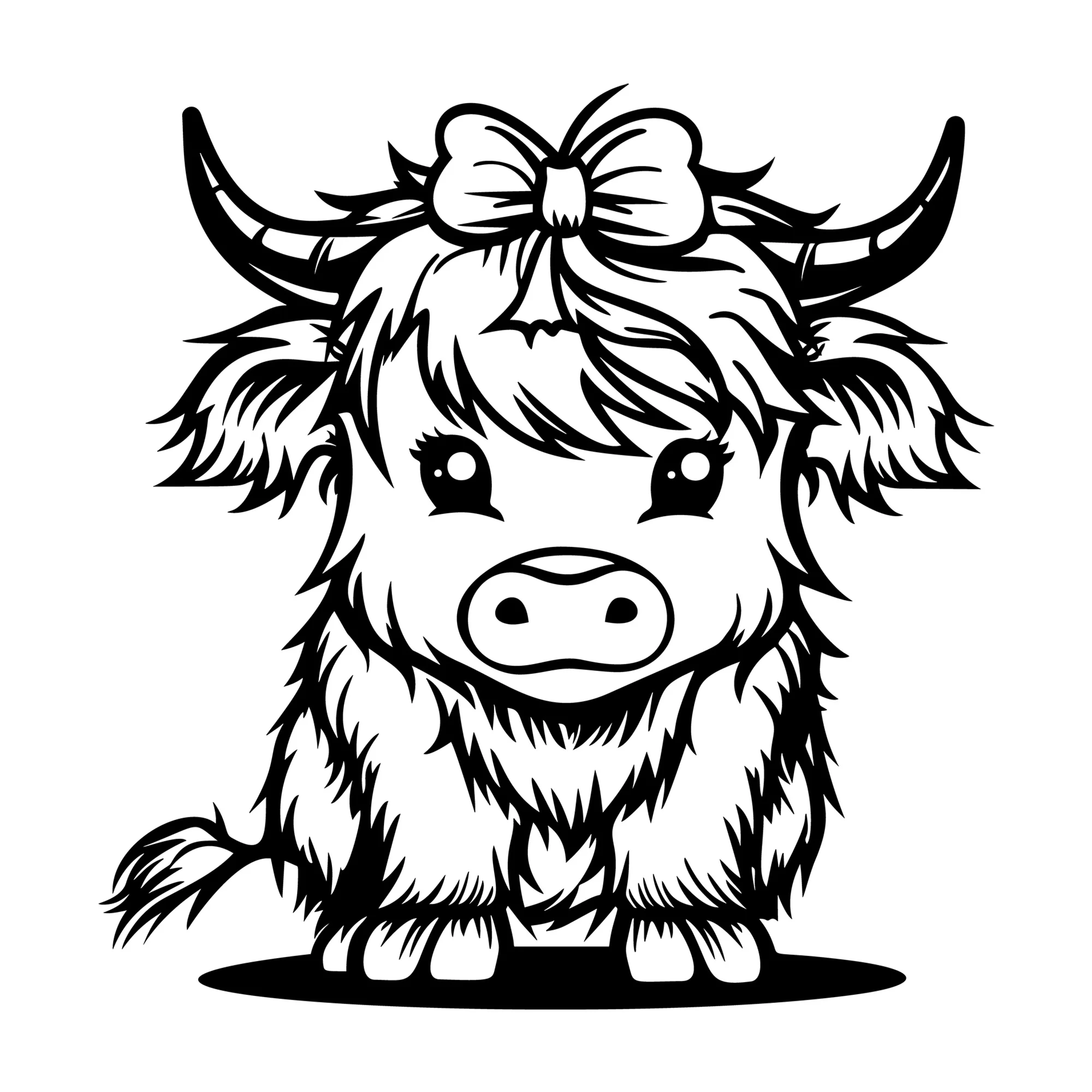 Highland Cow SVG