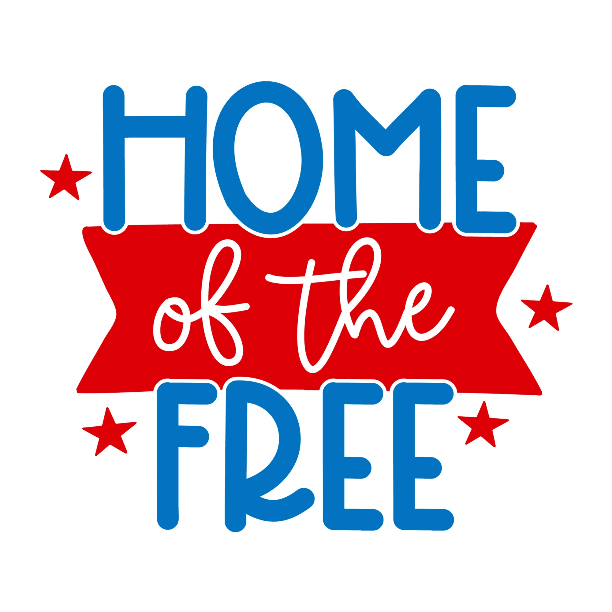 Home of the Free SVG