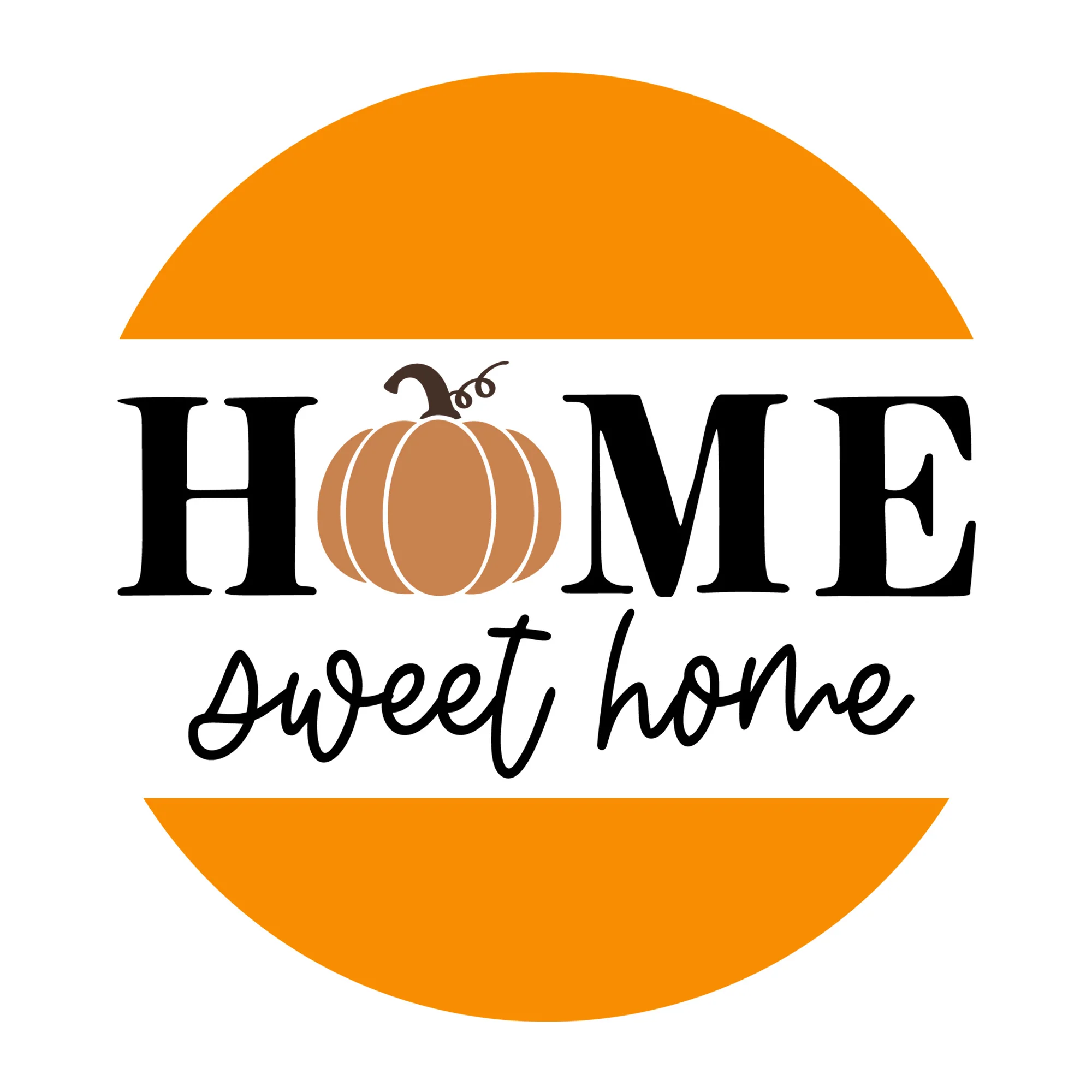 Home Sweet Home Pumpkin SVG