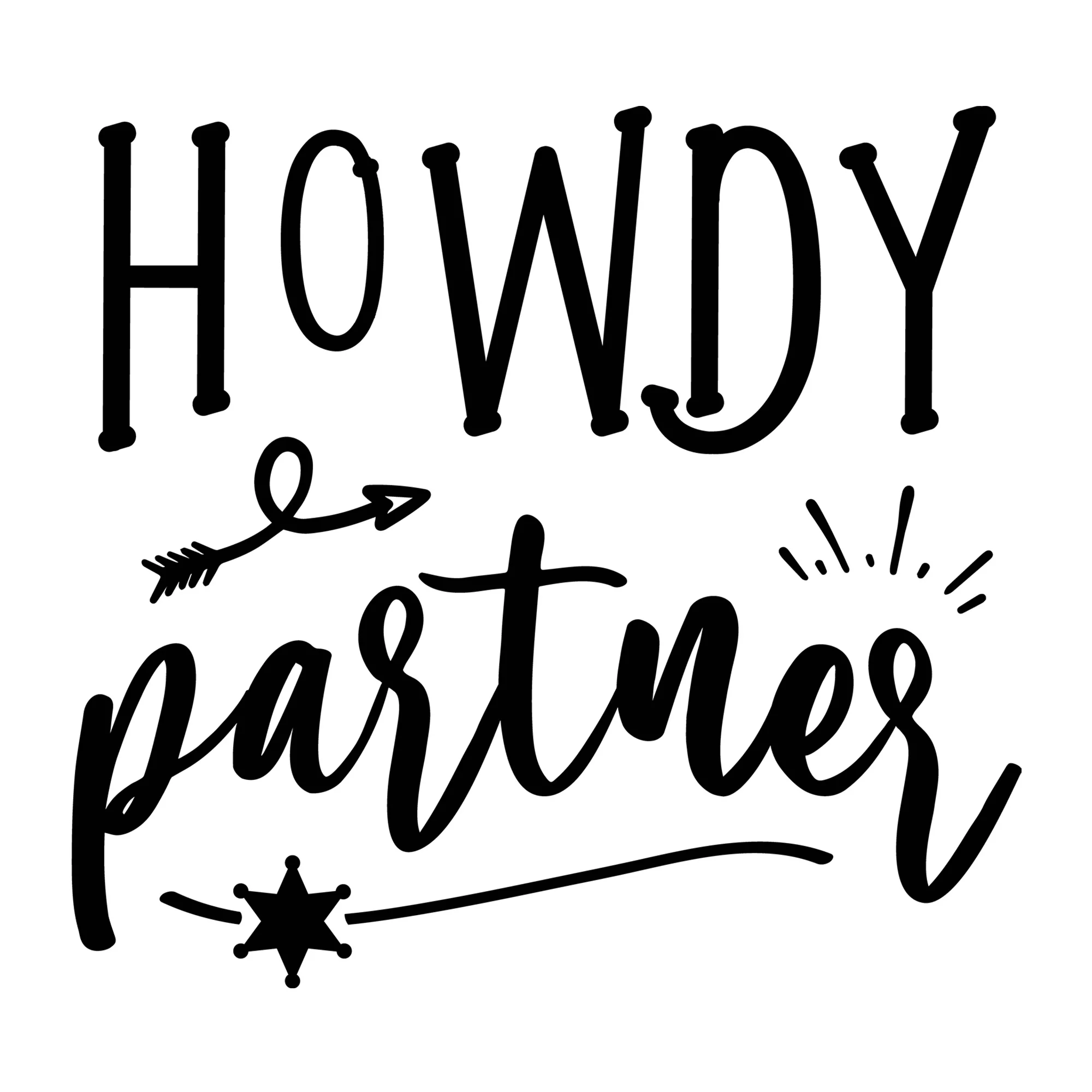 Howdy Partners SVG
