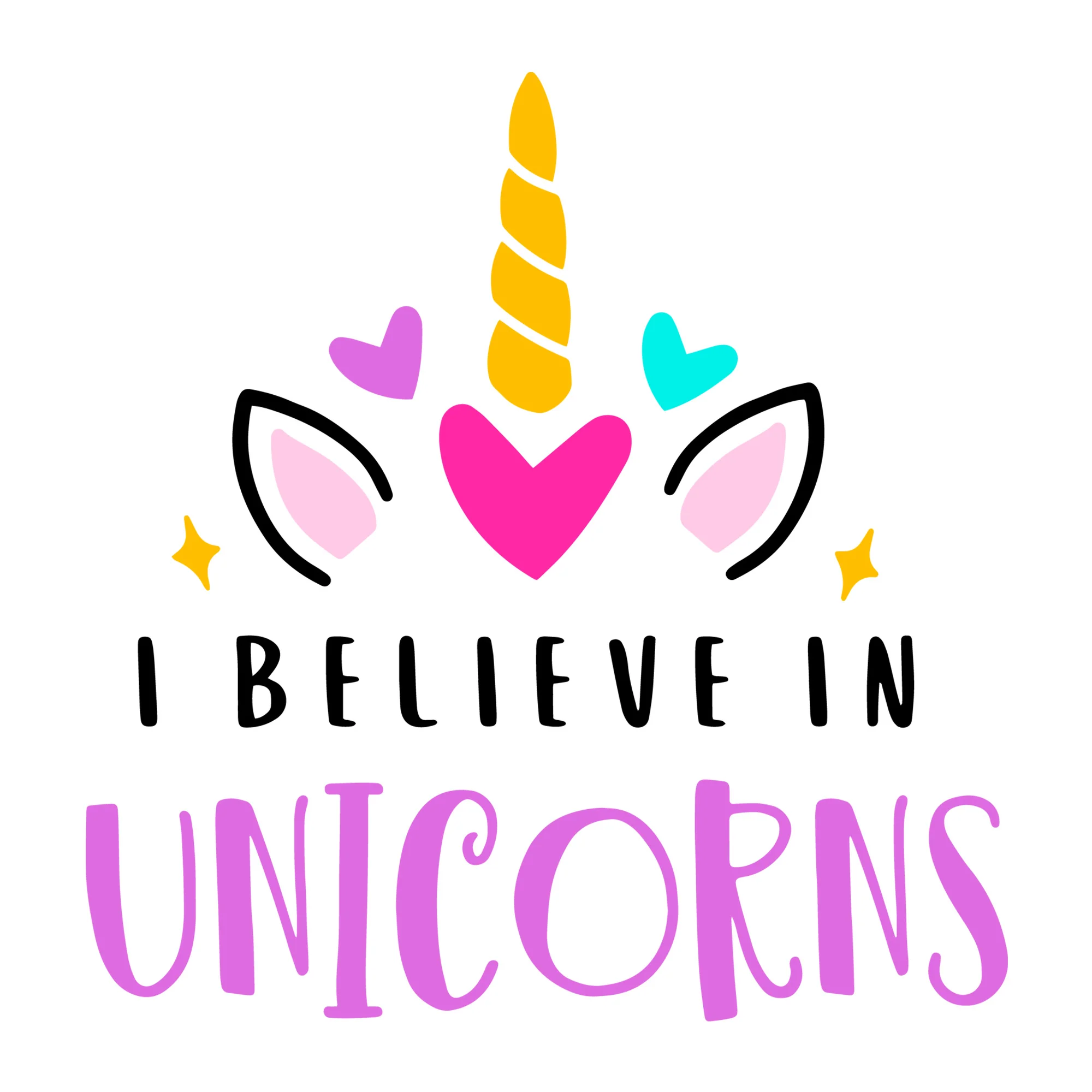 I believe in unicorns SVG