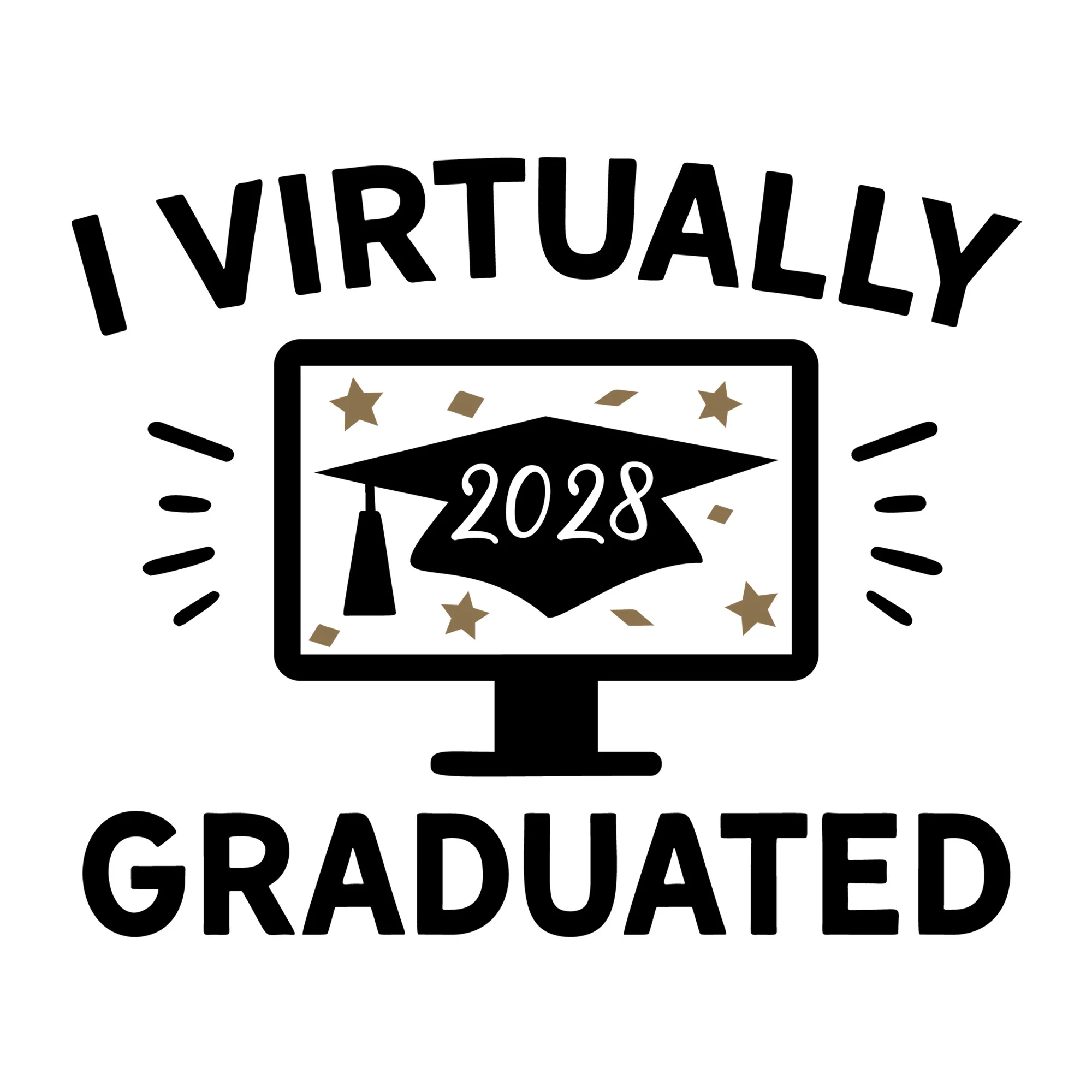 I Virtually Graduated 2028 SVG
