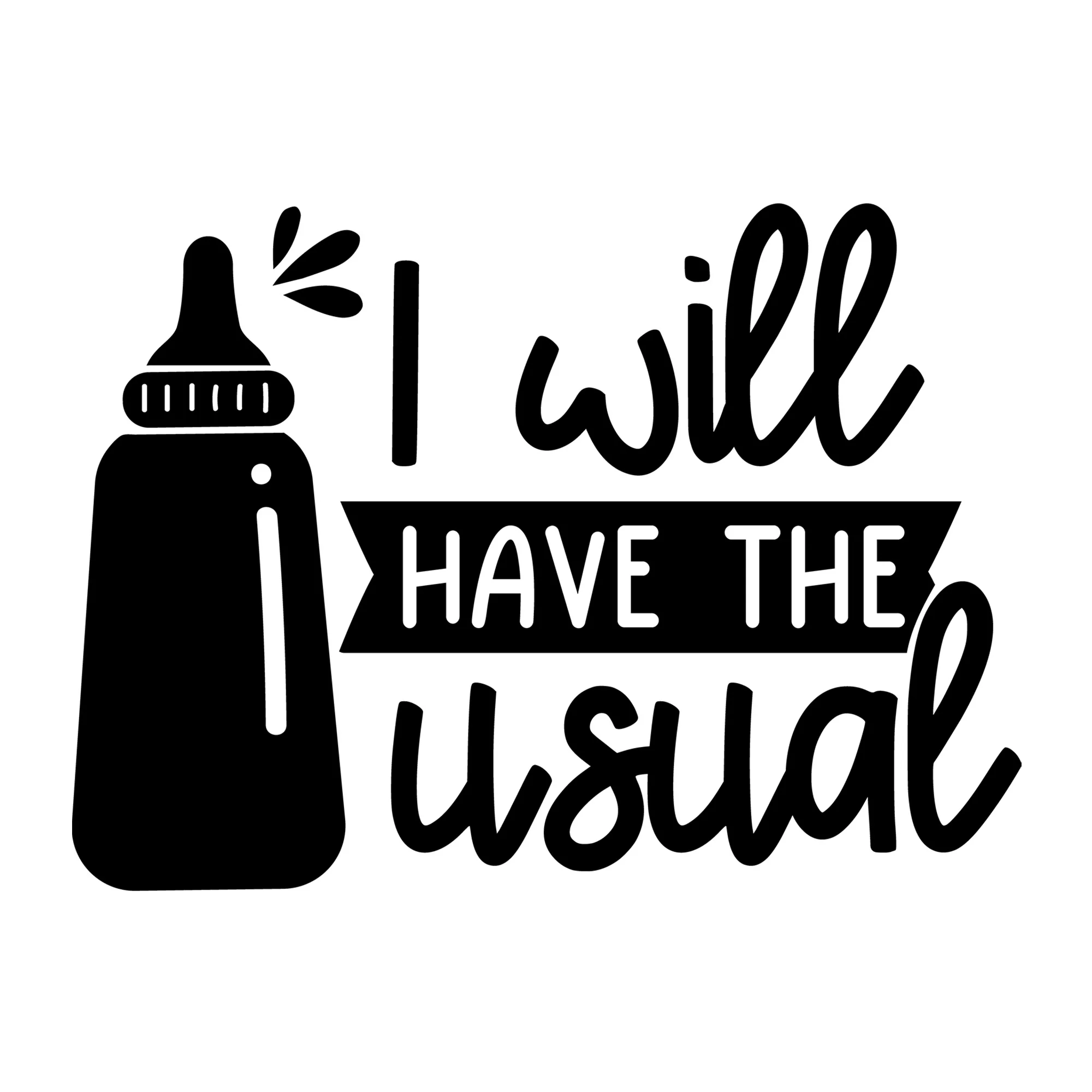I Will Have the Usual SVG
