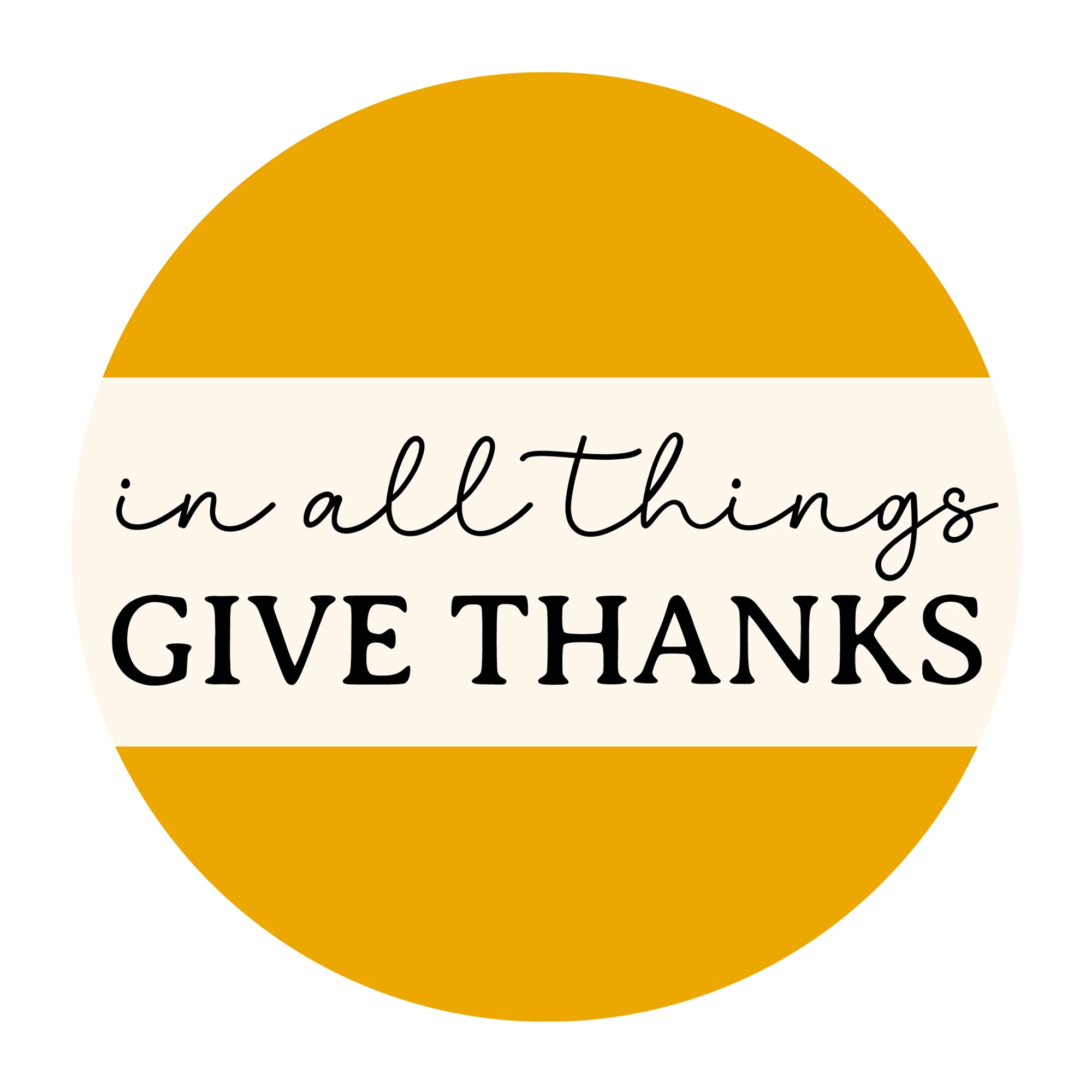 In All Things Give Thanks SVG