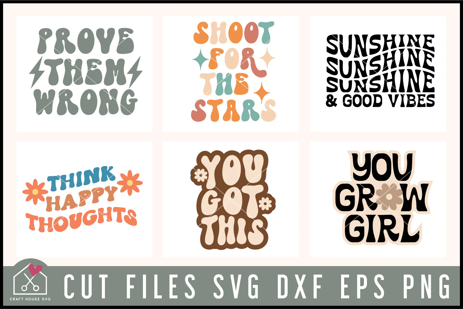 Inspirational Retro SVG Bundle - Image 5