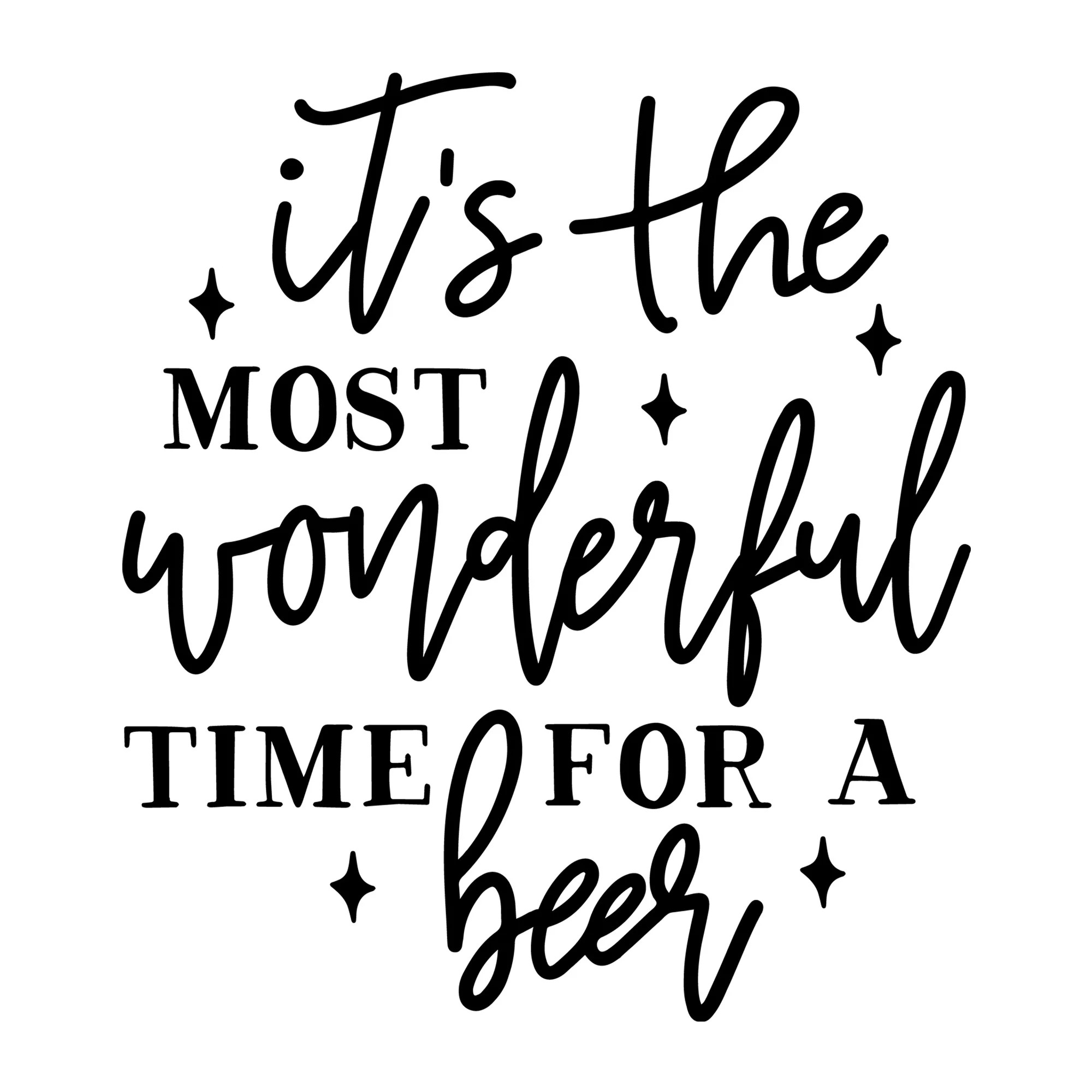 It's the Most Wonderful Time for a Beer SVG