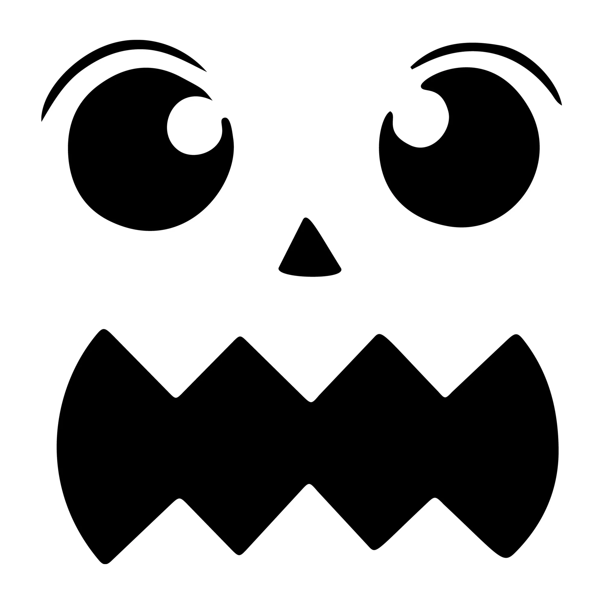 Jack O Lantern Face SVG
