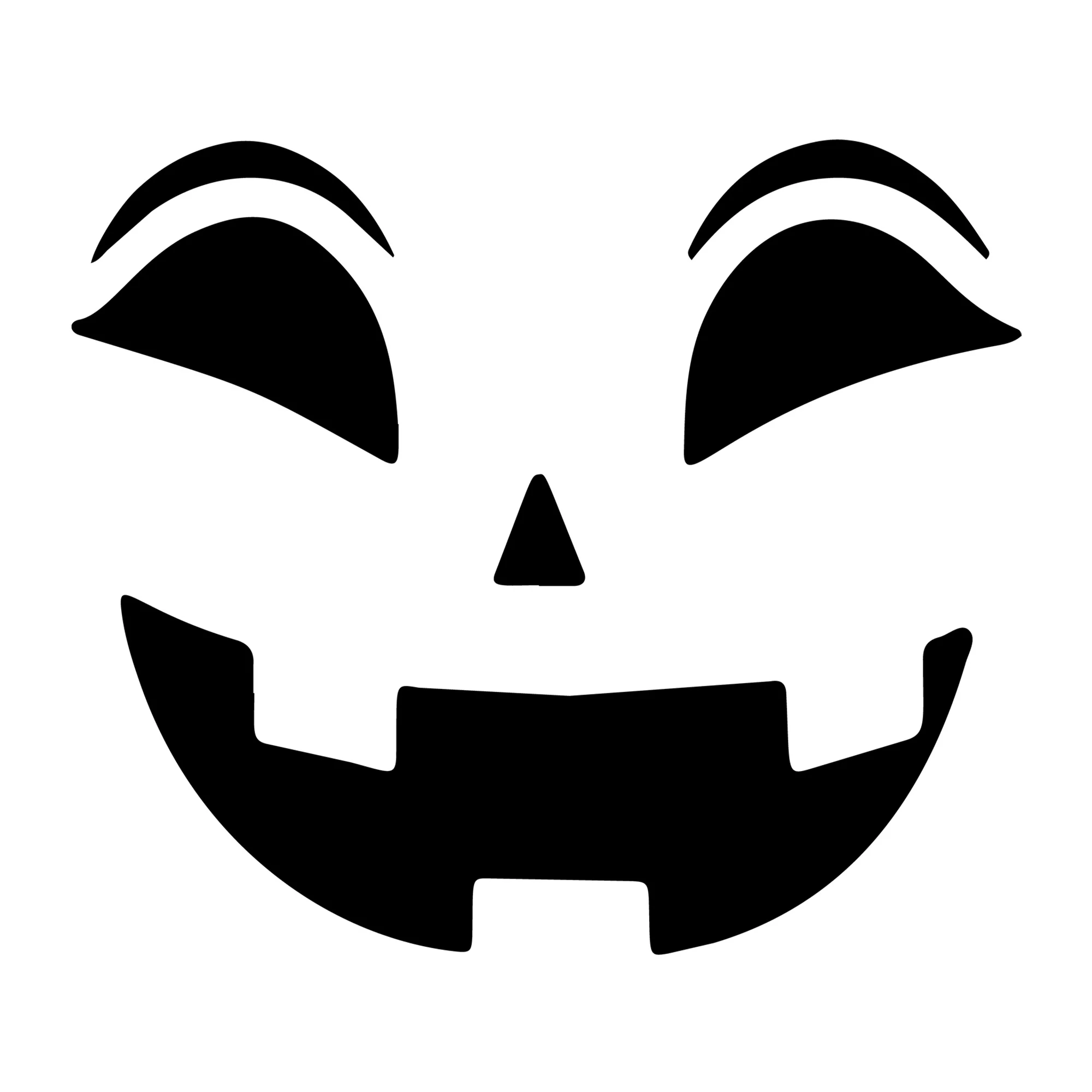 Jack O Lantern Face SVG