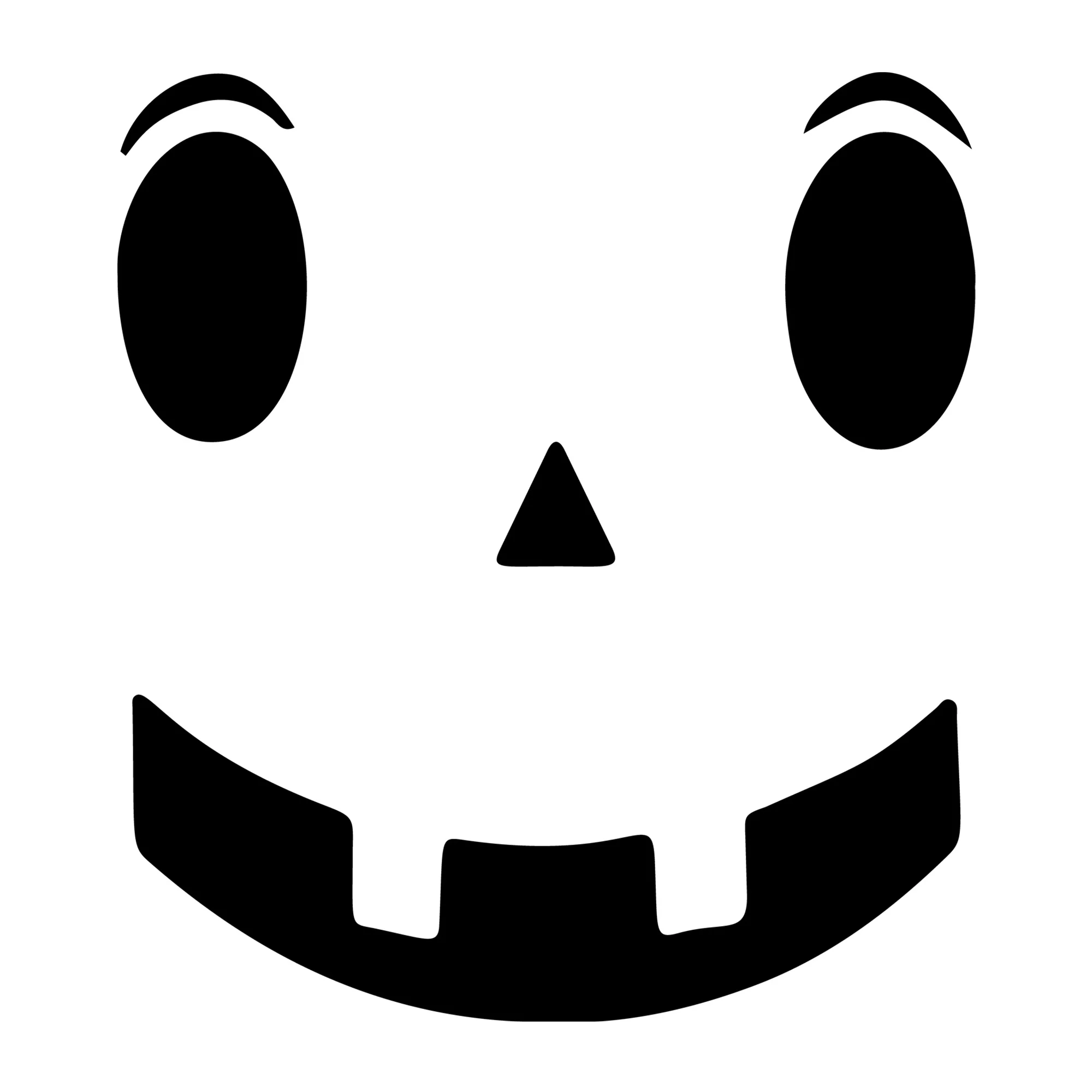 Jack O Lantern Face SVG