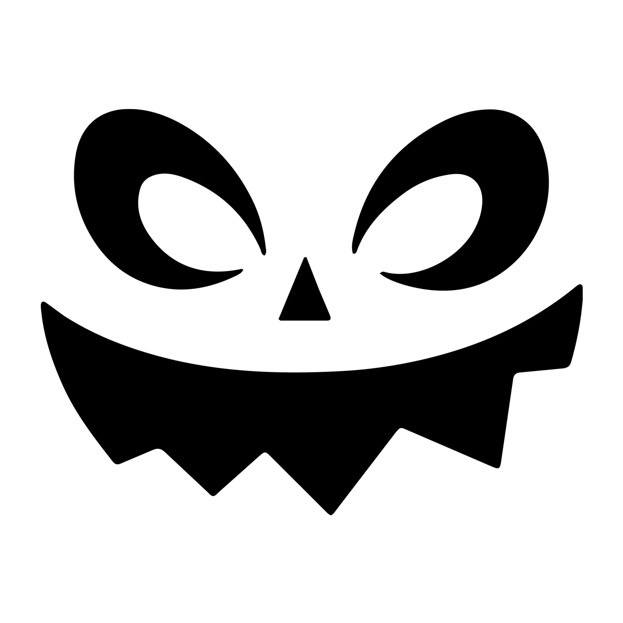 Jack O Lantern Face SVG