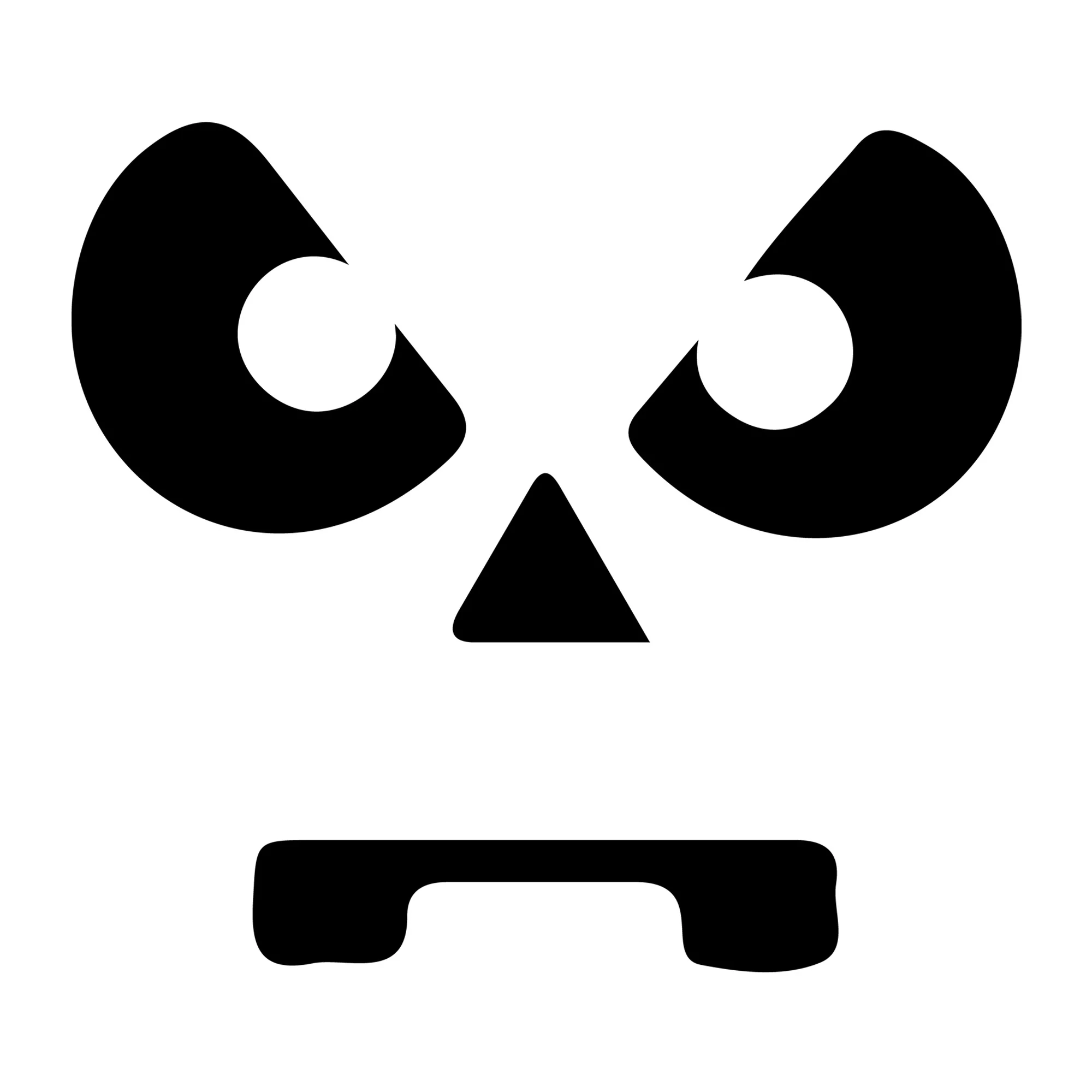 Jack O Lantern Face SVG