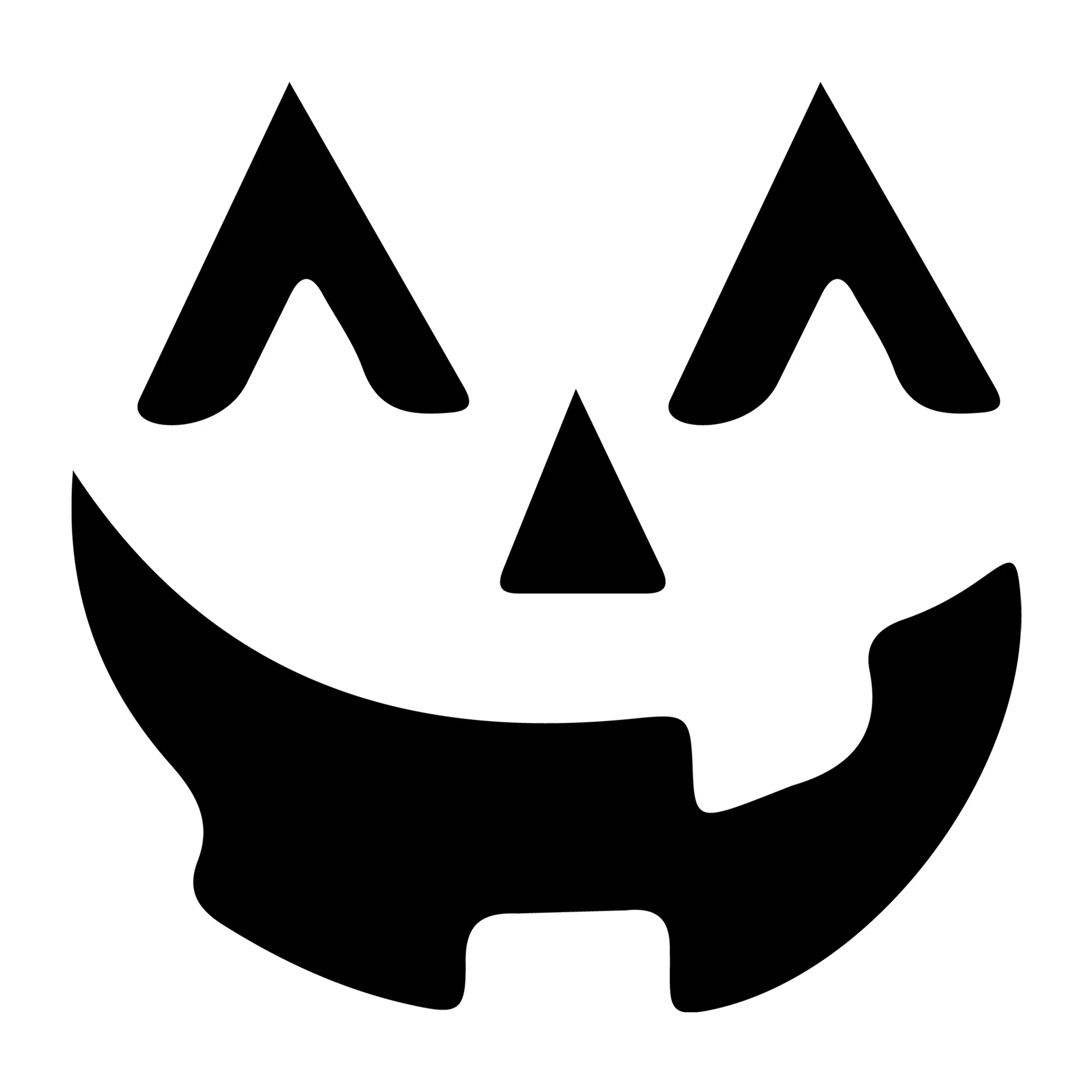 Jack O Lantern Face SVG