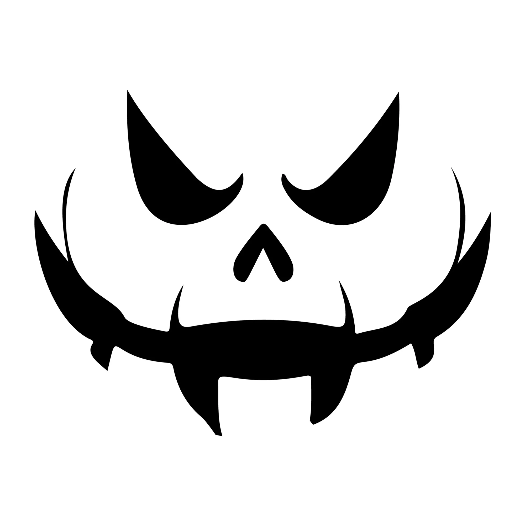 Jack O Lantern Face SVG