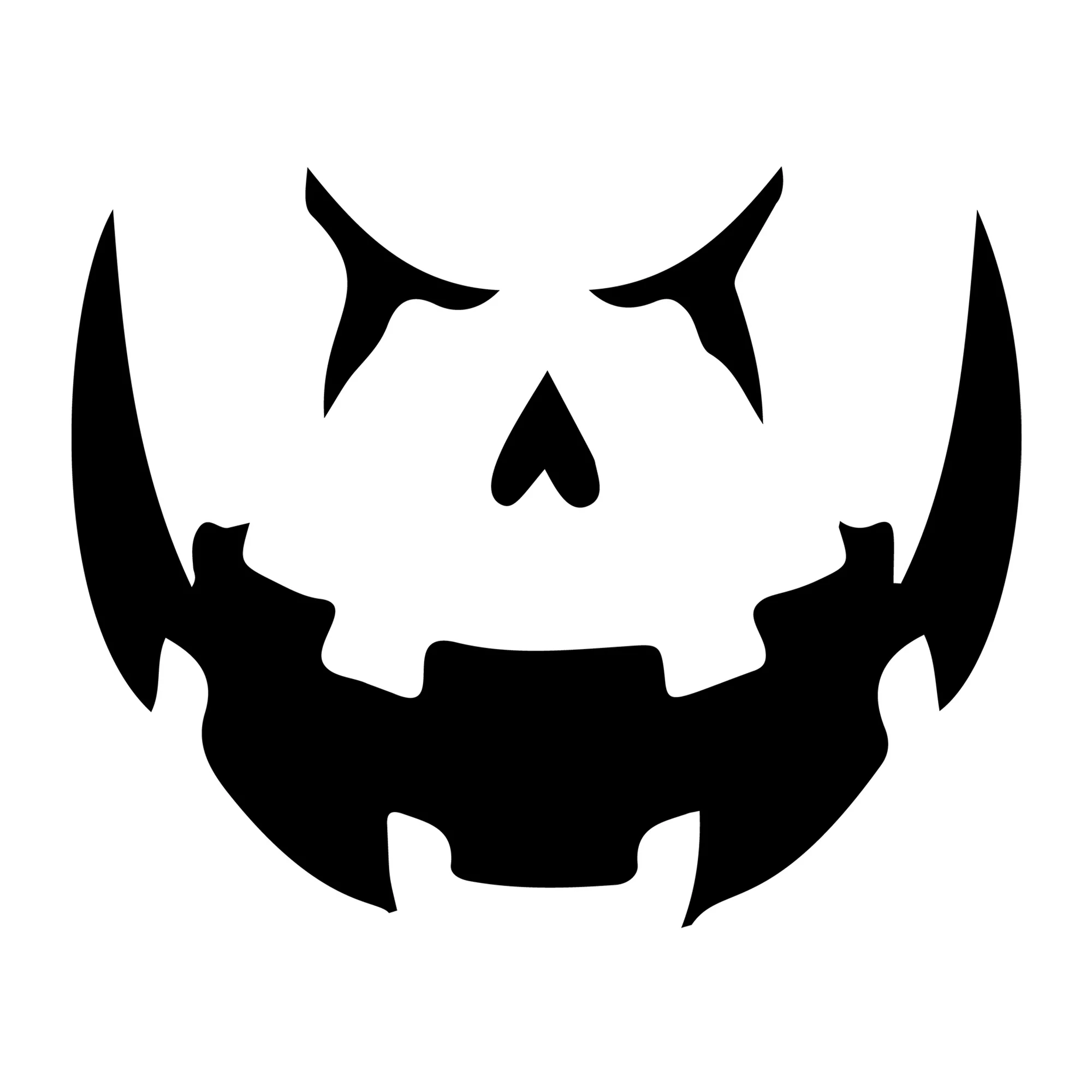 Jack O Lantern Face SVG