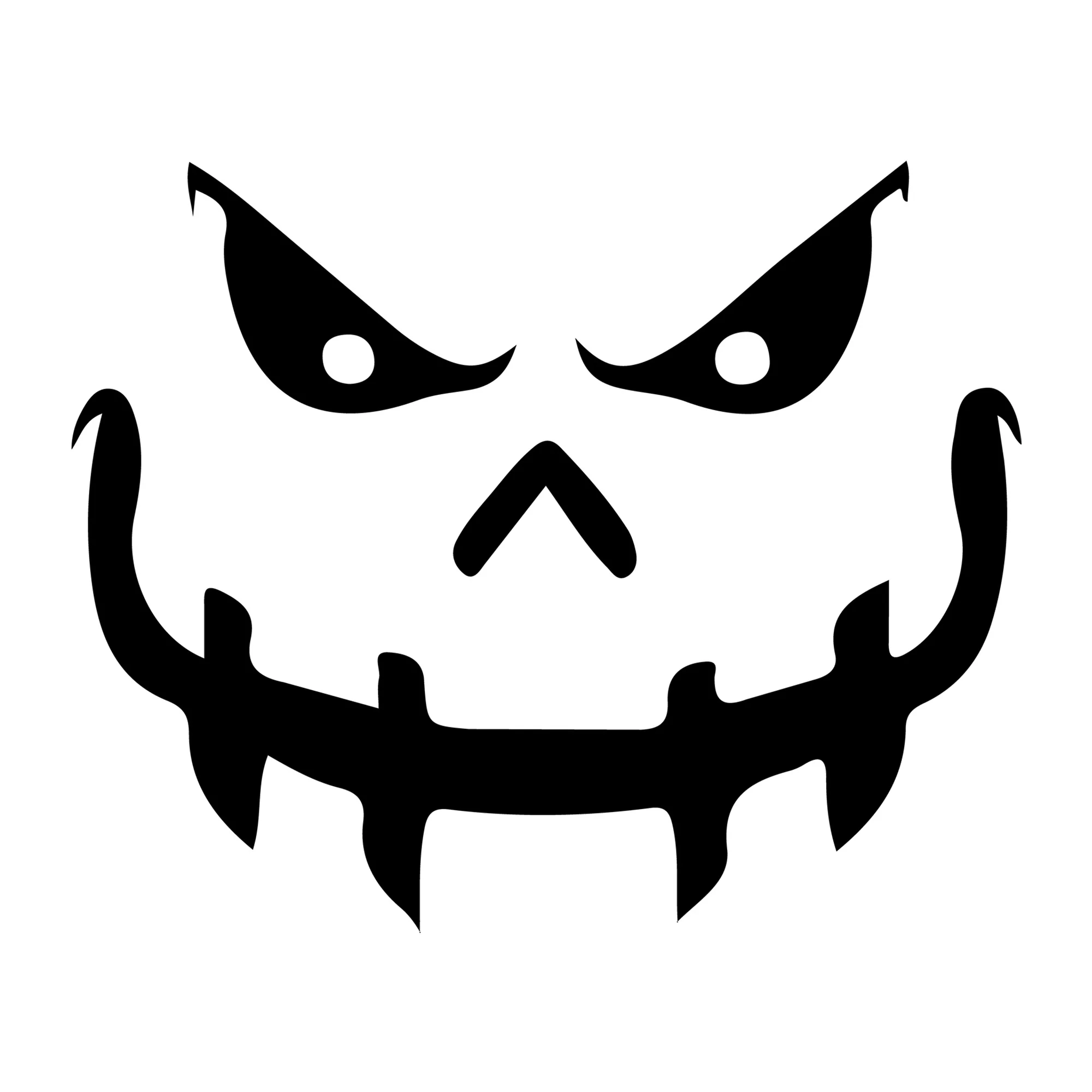 Jack O Lantern Face SVG