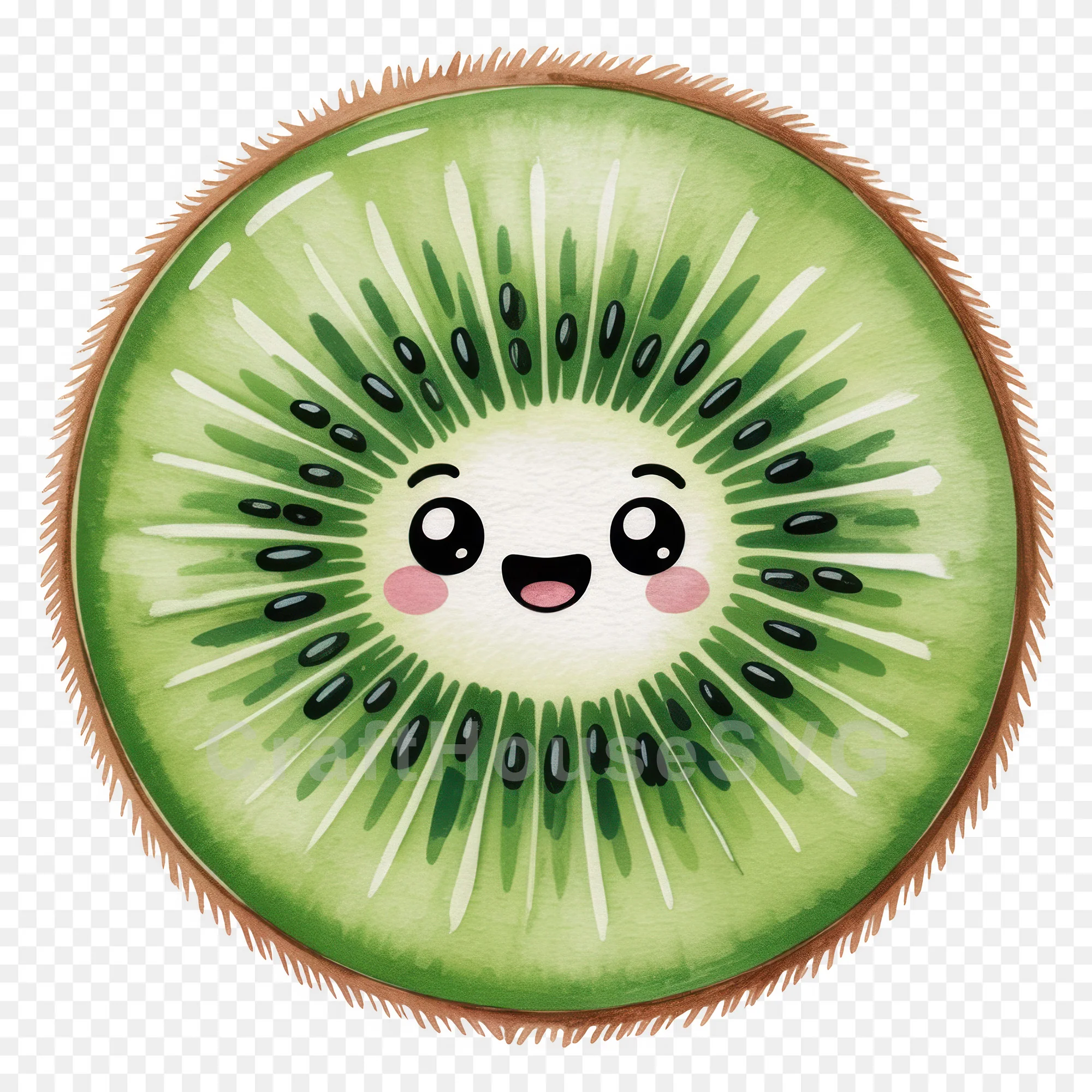 Kawaii Fruit Clipart Sublimation PNG Bundle - Image 20