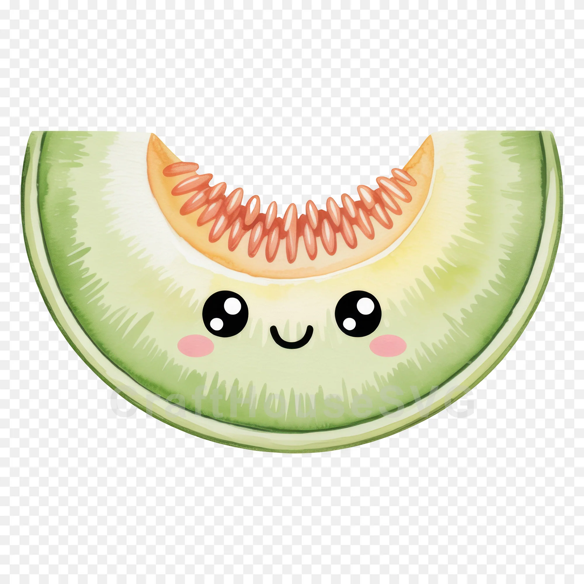 Kawaii Fruit Clipart Sublimation PNG Bundle - Image 25