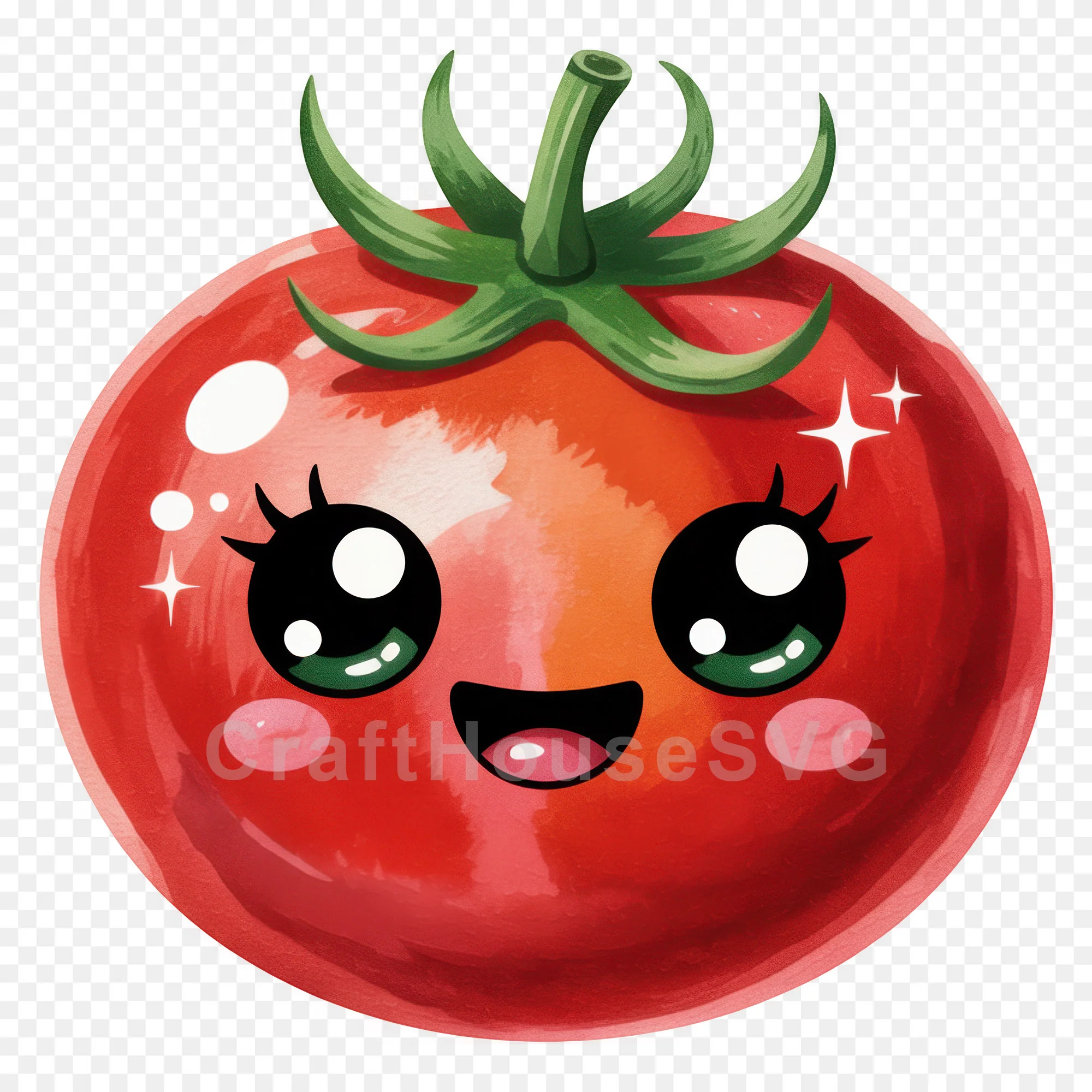 Kawaii Vegetables Clipart Sublimation Bundle PNG - Image 29