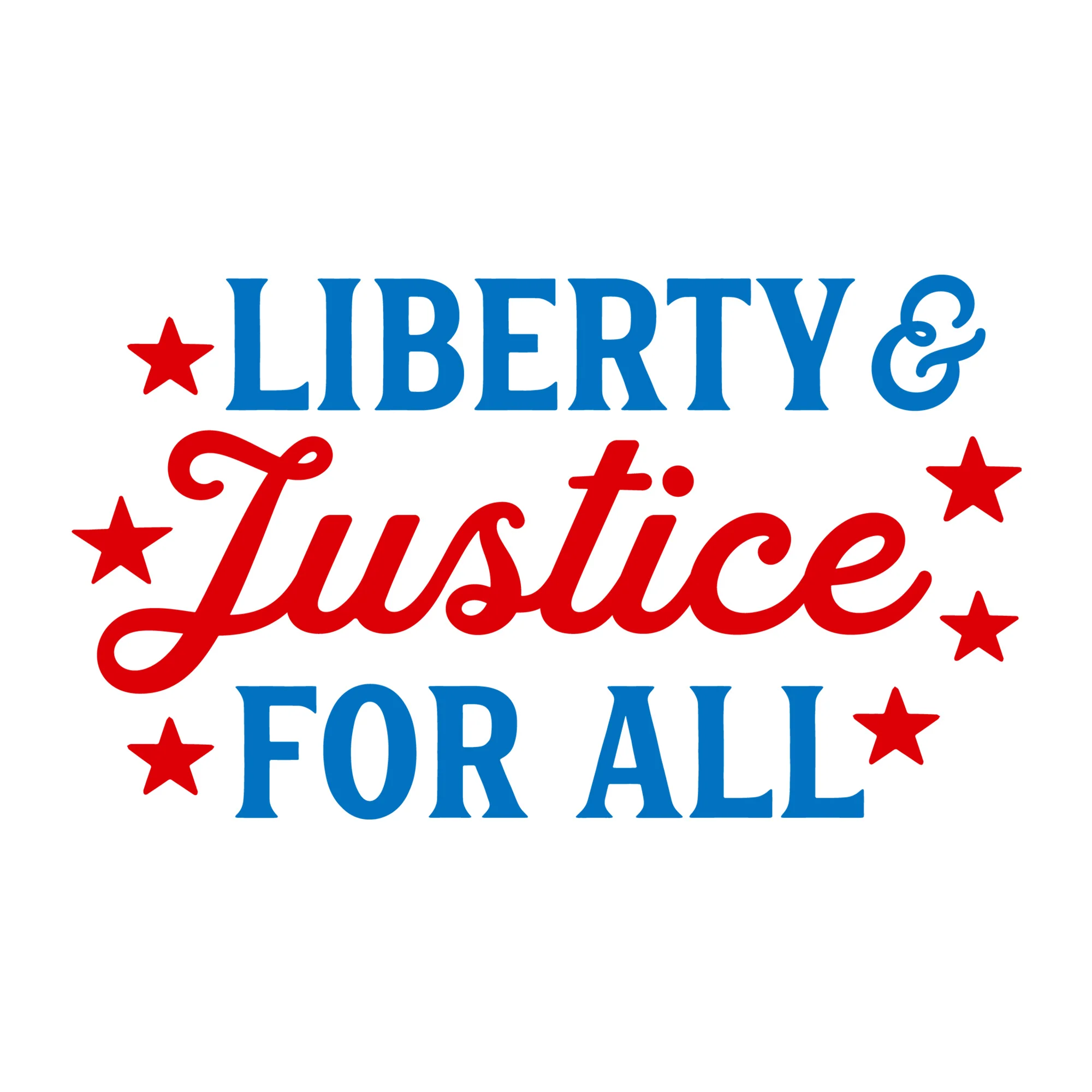 Liberty and Justice for All SVG