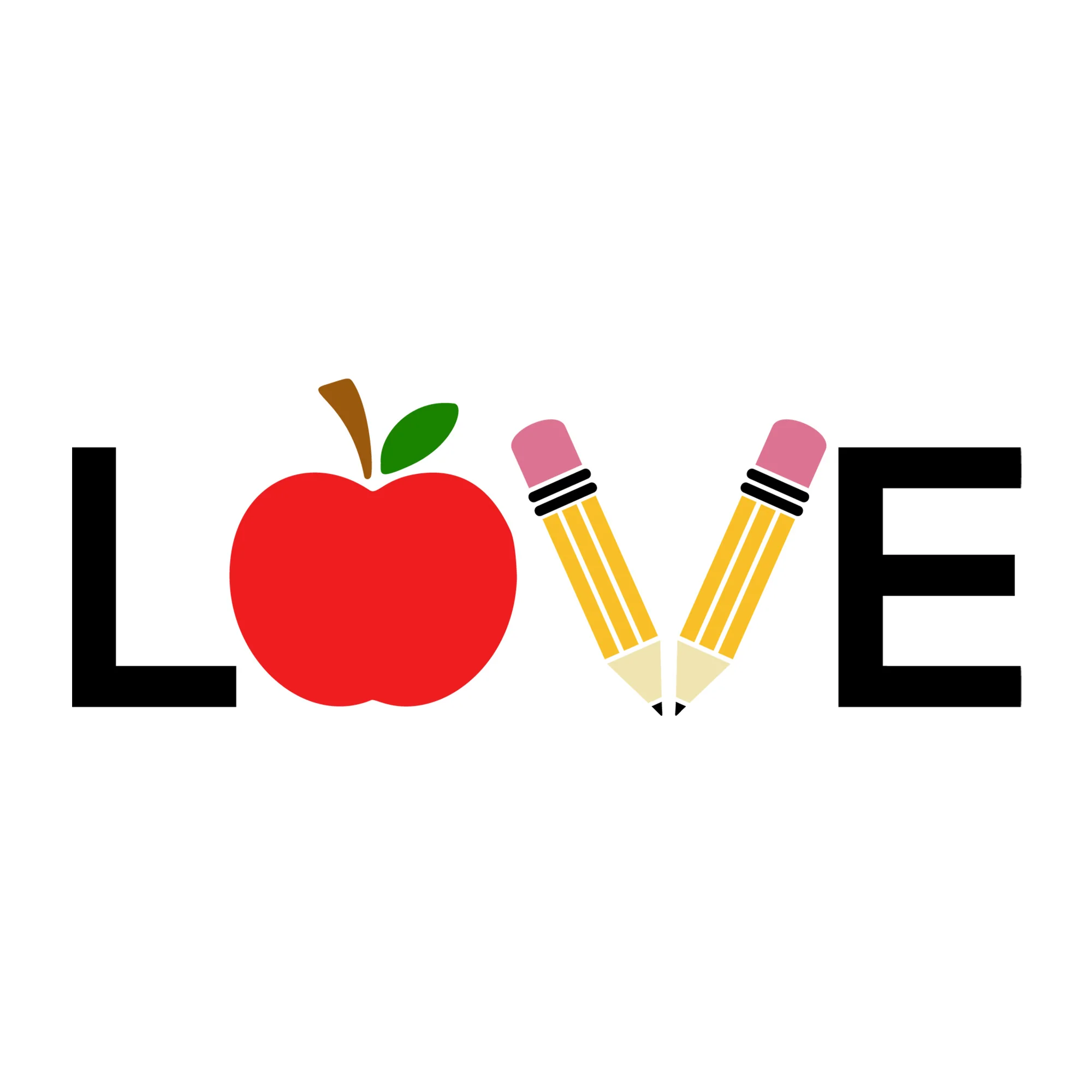 Love Pencils SVG