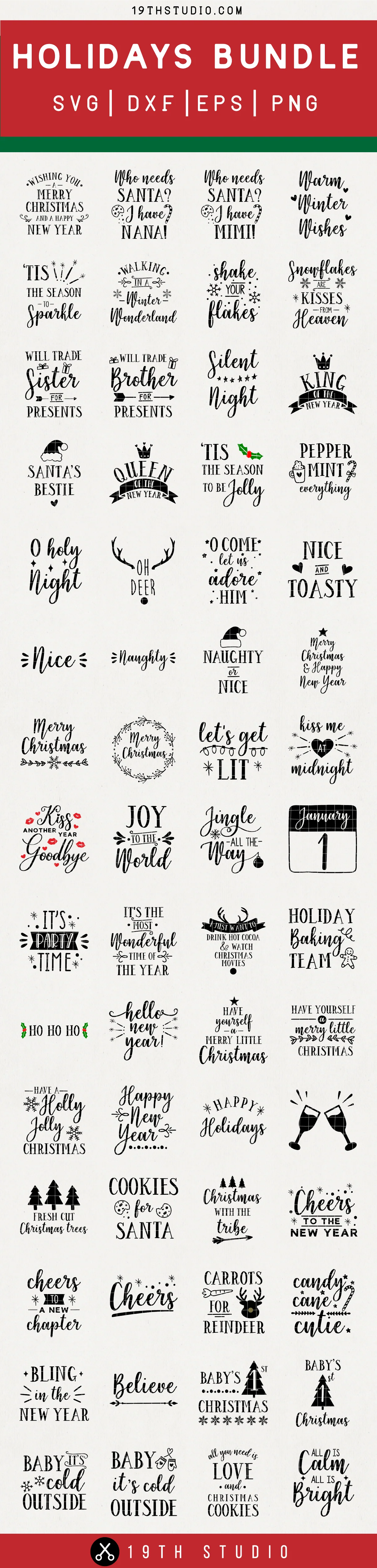 Mega Holidays SVG Bundle - Image 7