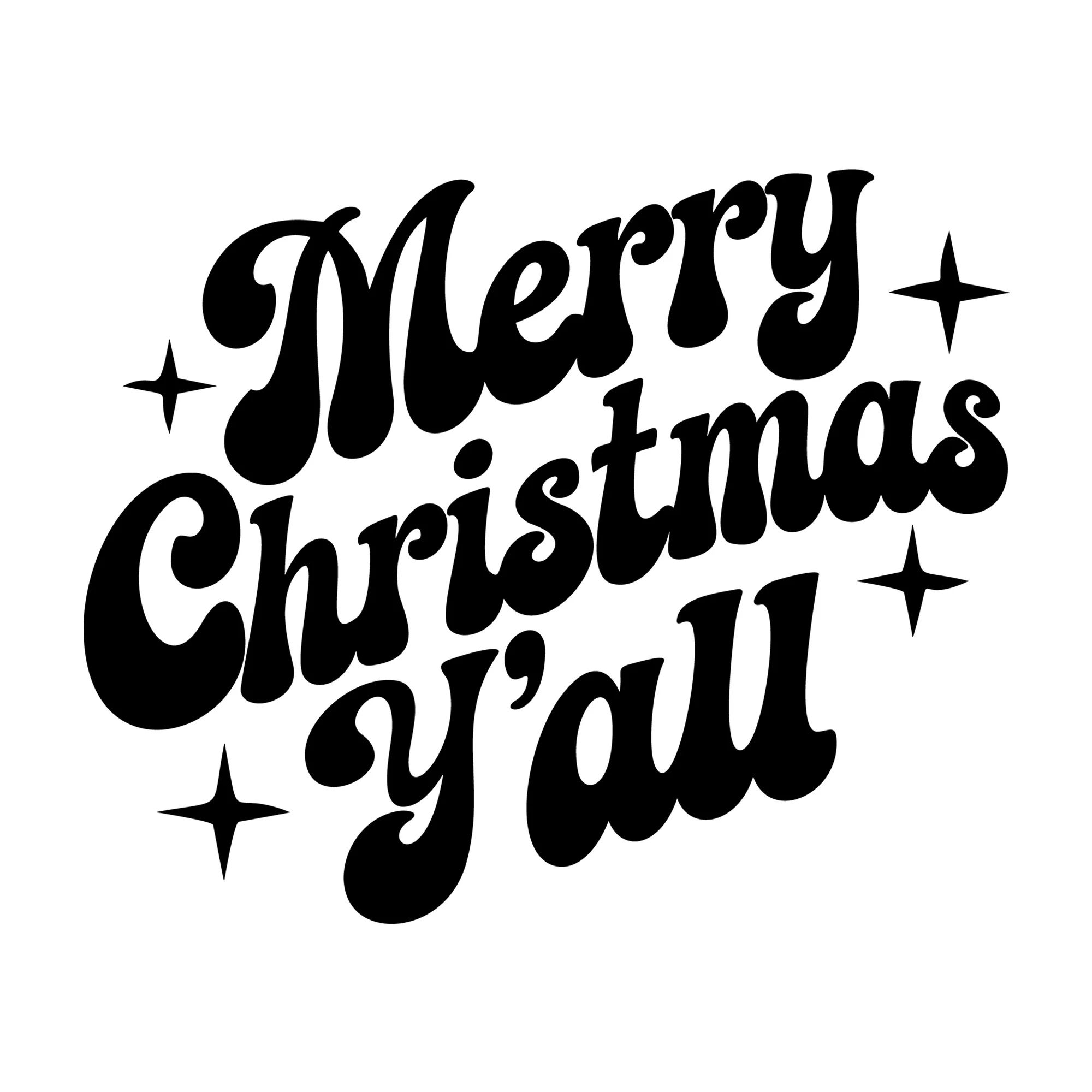 Merry Christmas Yall SVG