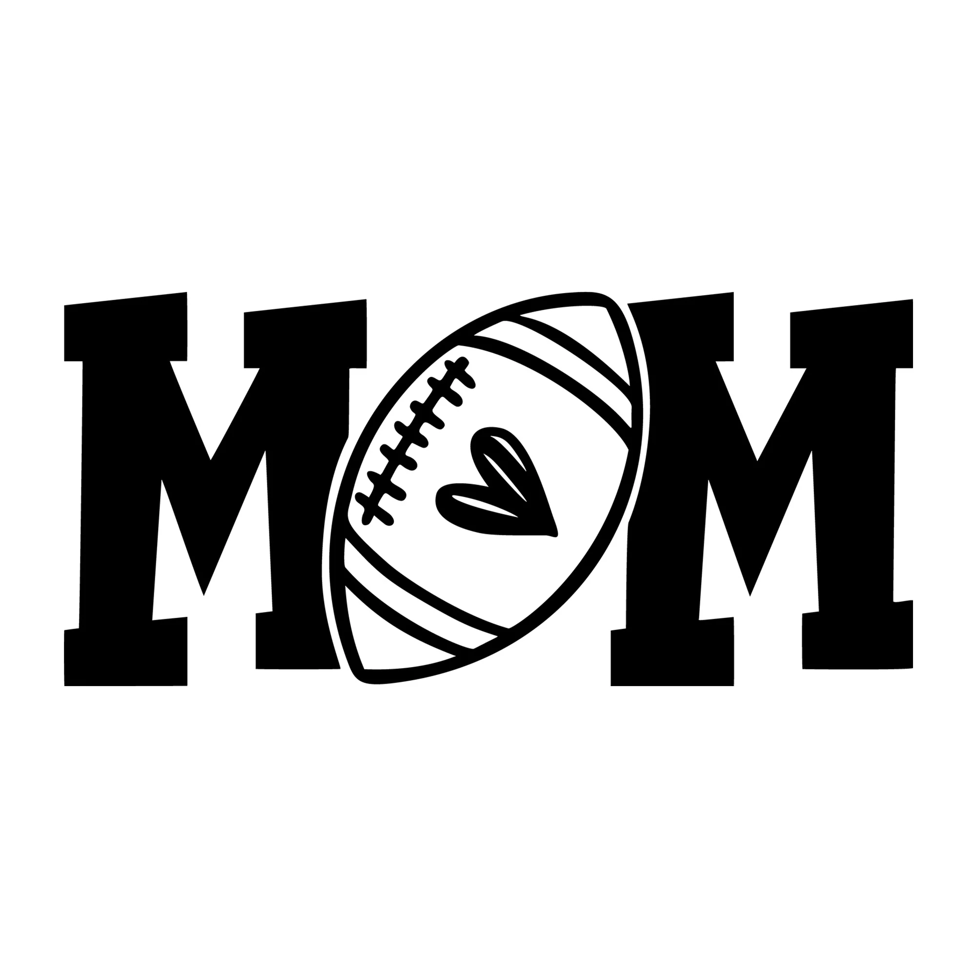 Mom Football SVG