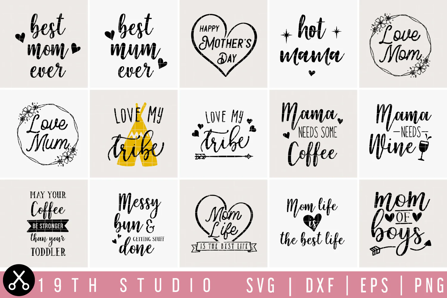 Mom Mum SVG Bundle - Image 3