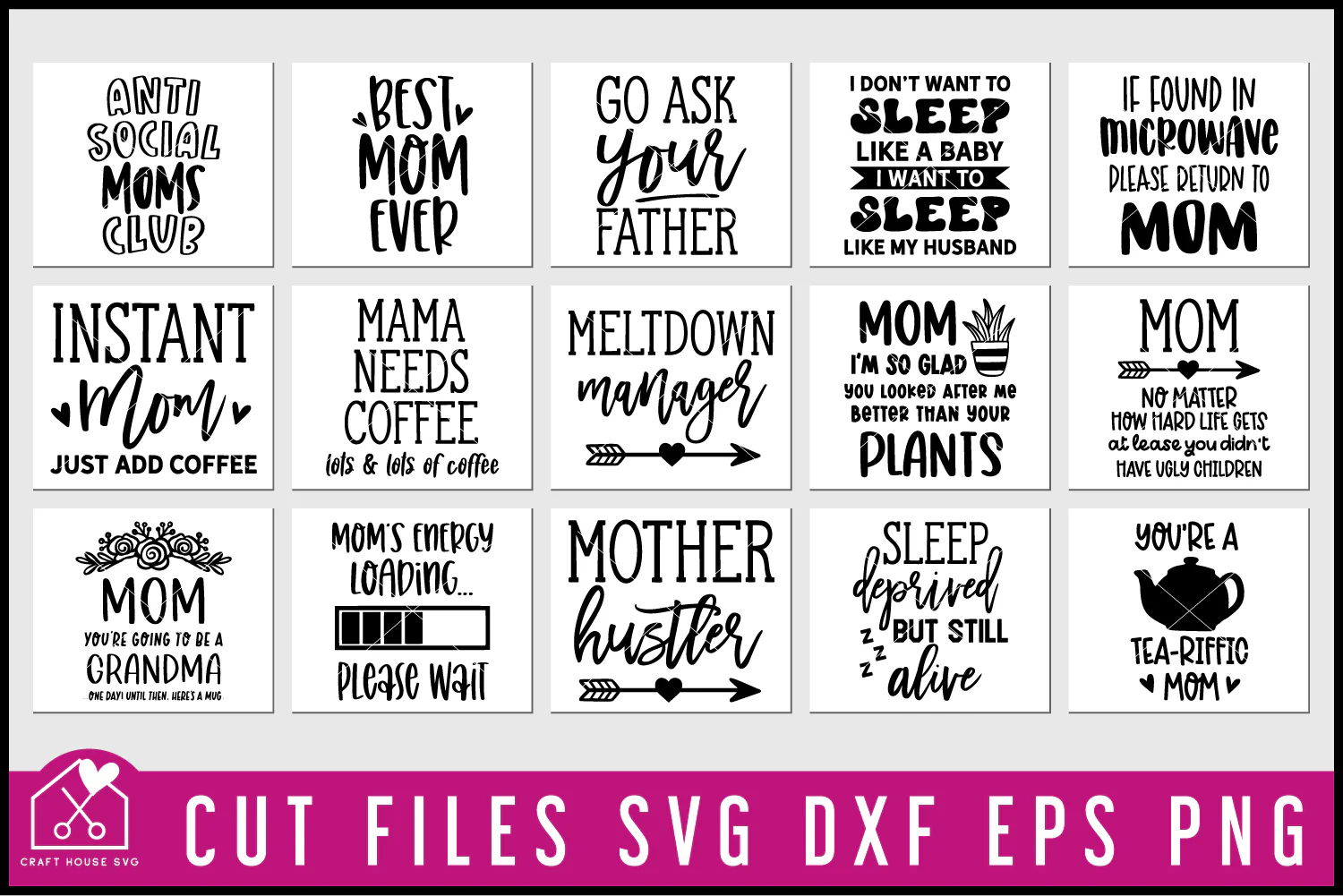 Mom's Mug SVG Bundle - Image 3