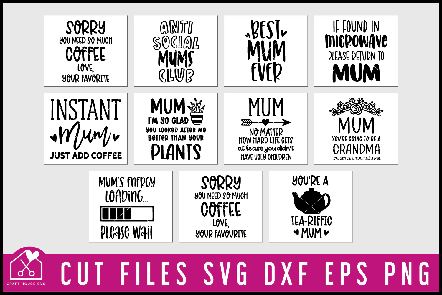 Mom's Mug SVG Bundle - Image 4