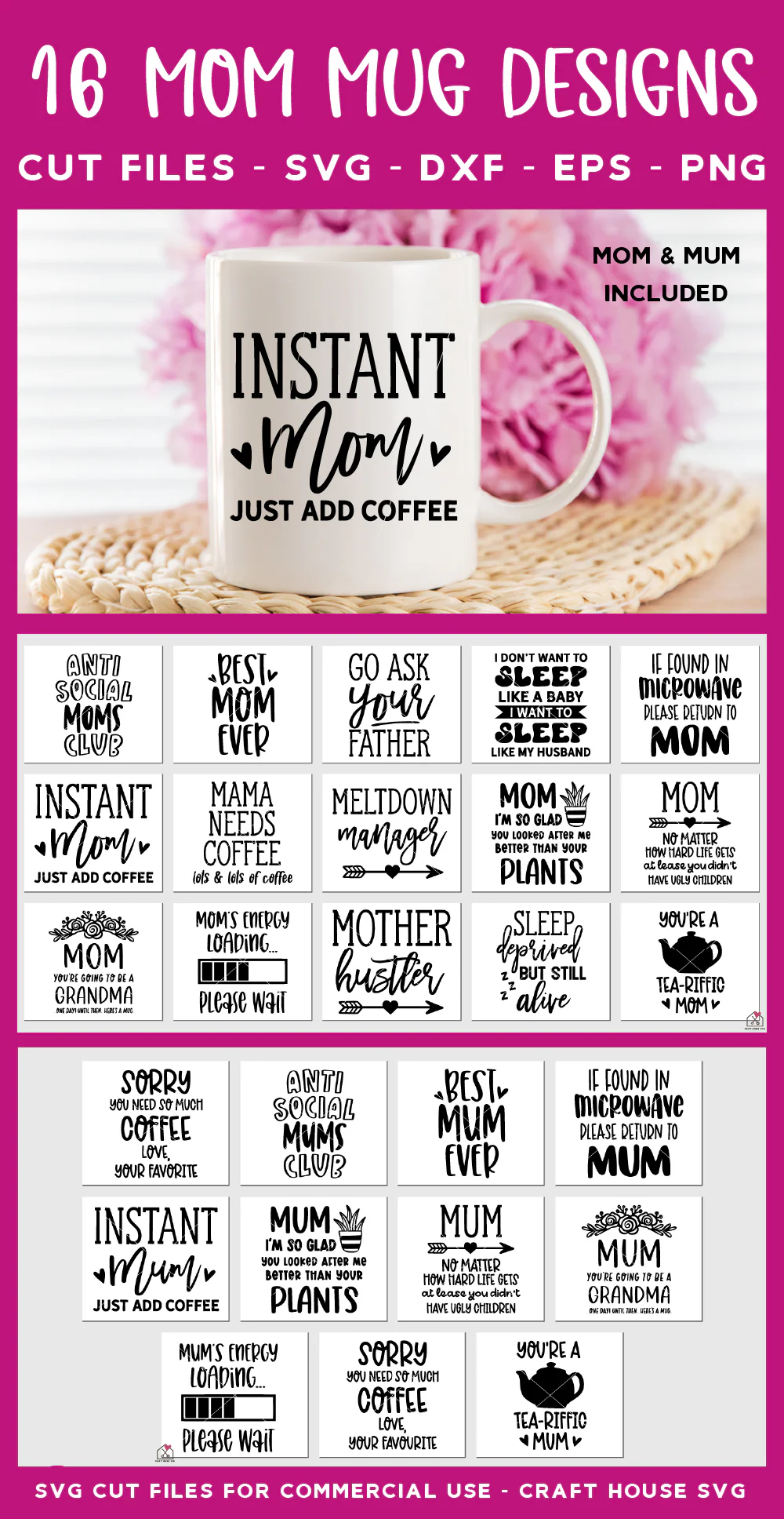 Mom's Mug SVG Bundle - Image 5