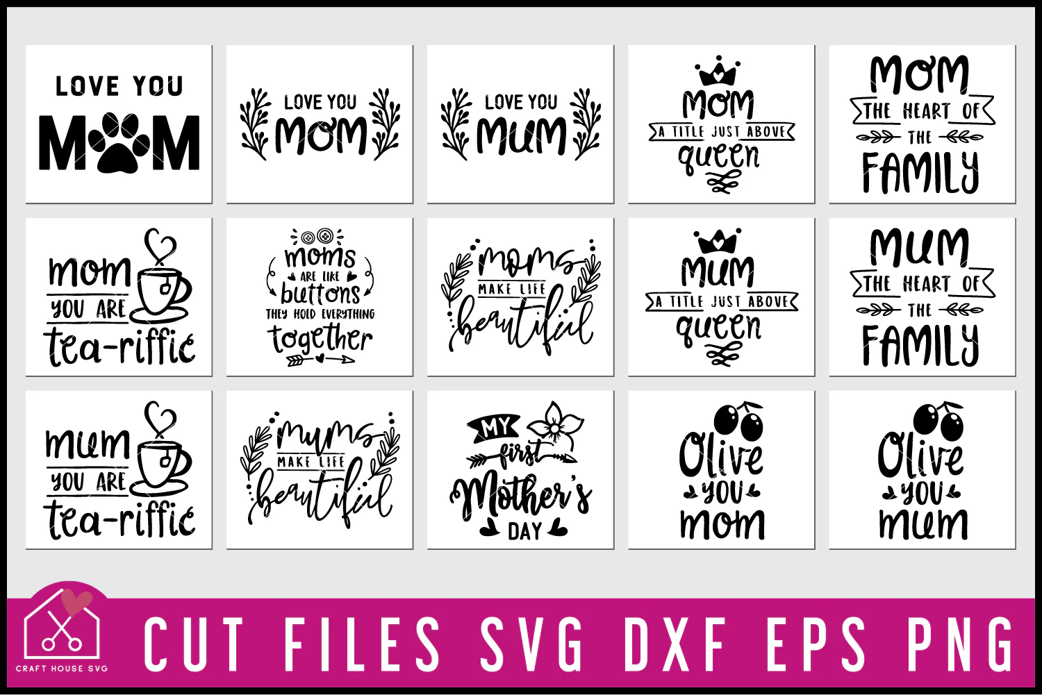 Mother's Day SVG Bundle - Image 3