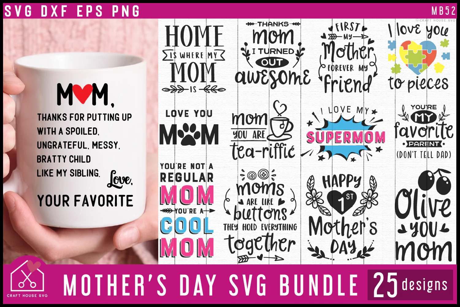 Mother's Day SVG Bundle - Image 4