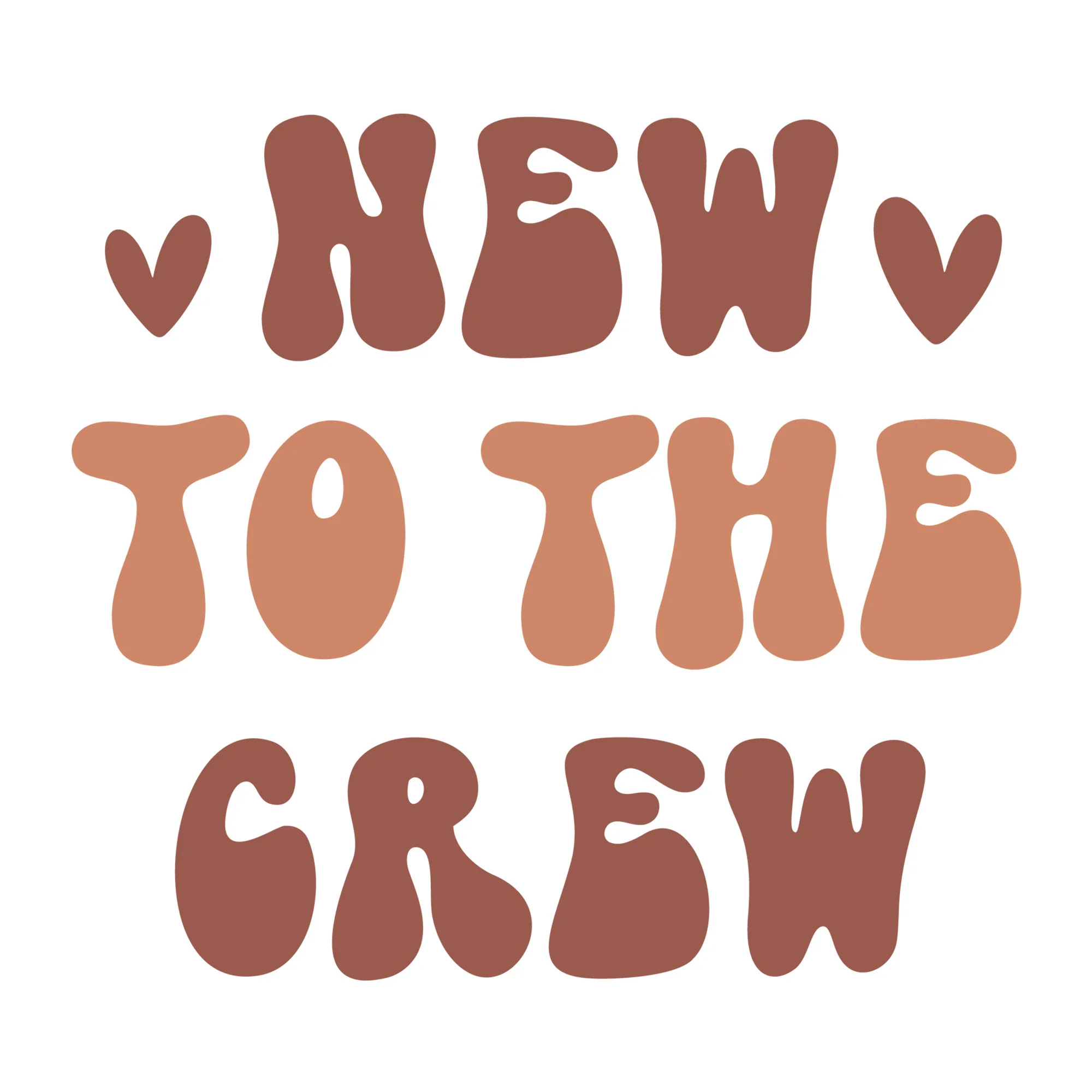 New To The Crew SVG