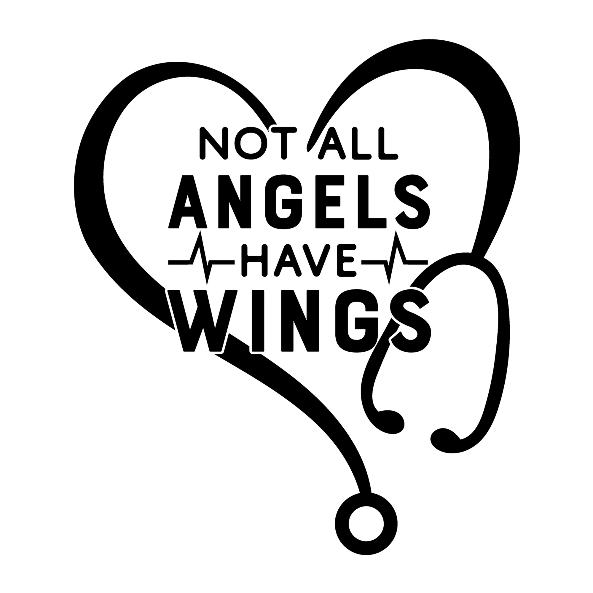 Not All Angels Have Wings SVG