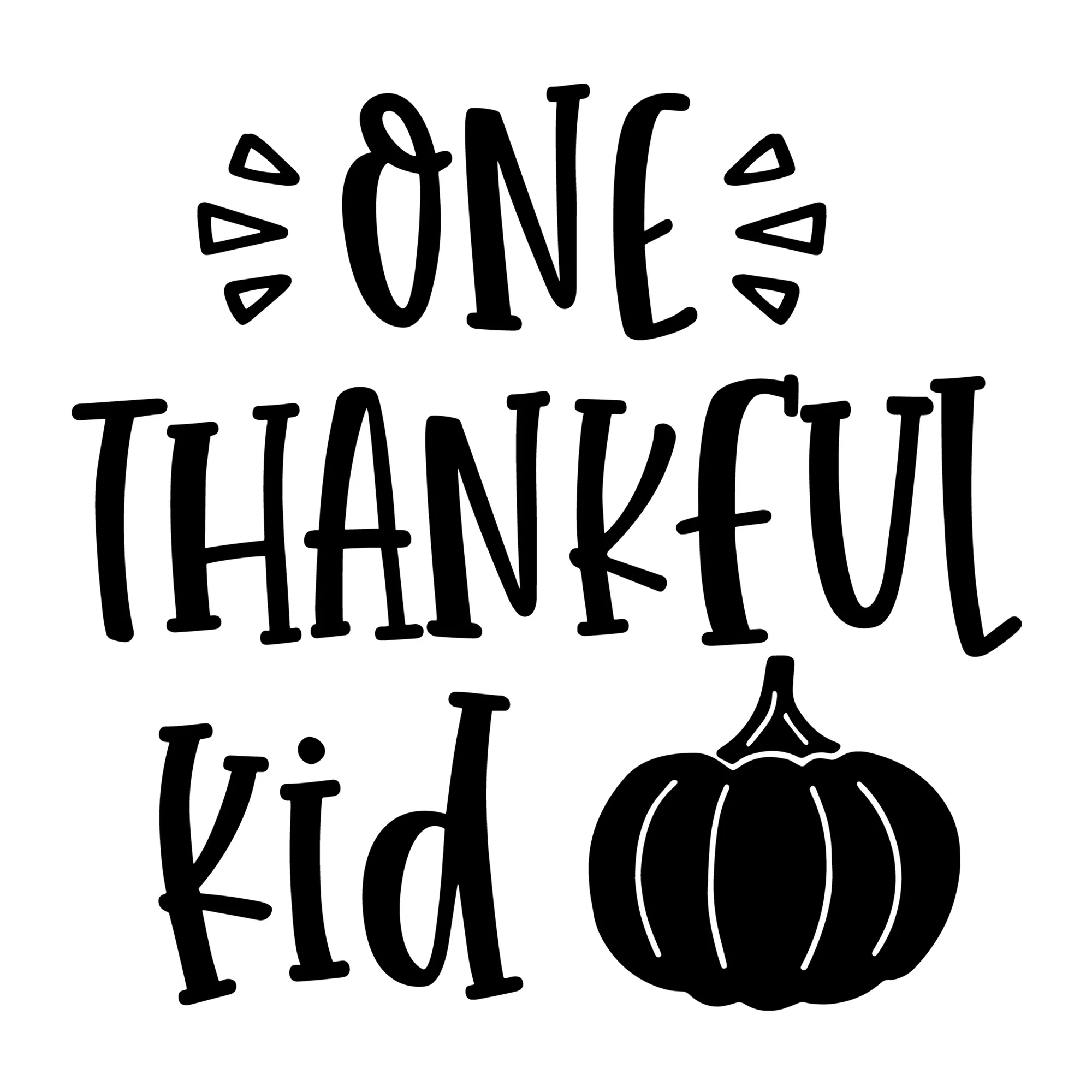 One Thankful Kid SVG