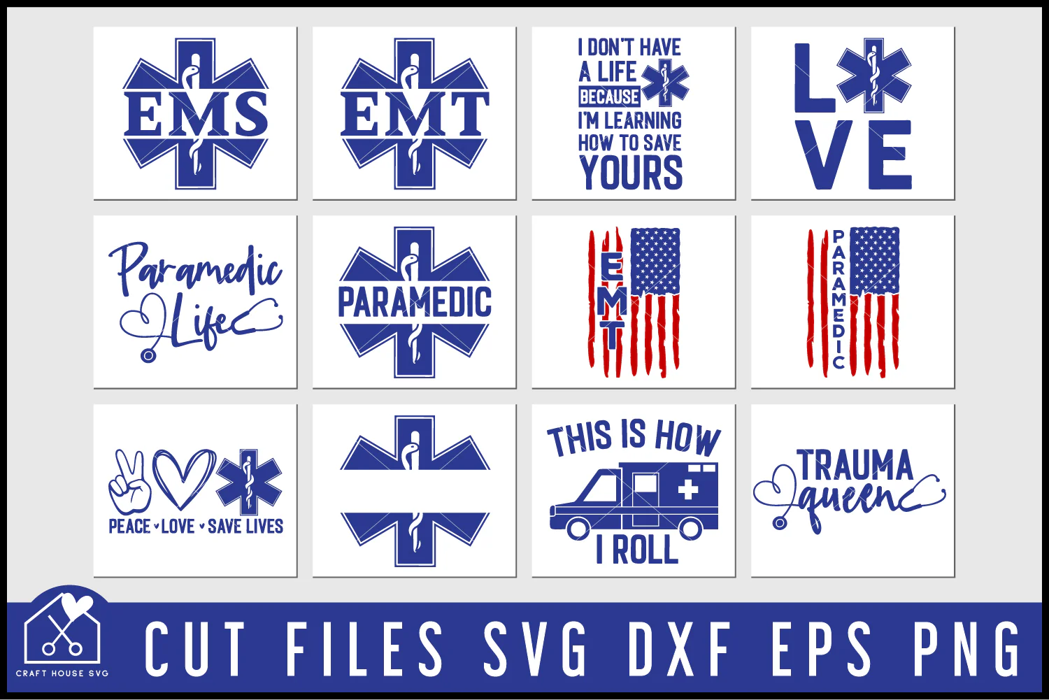 Paramedic EMS EMT SVG Bundle - Image 3