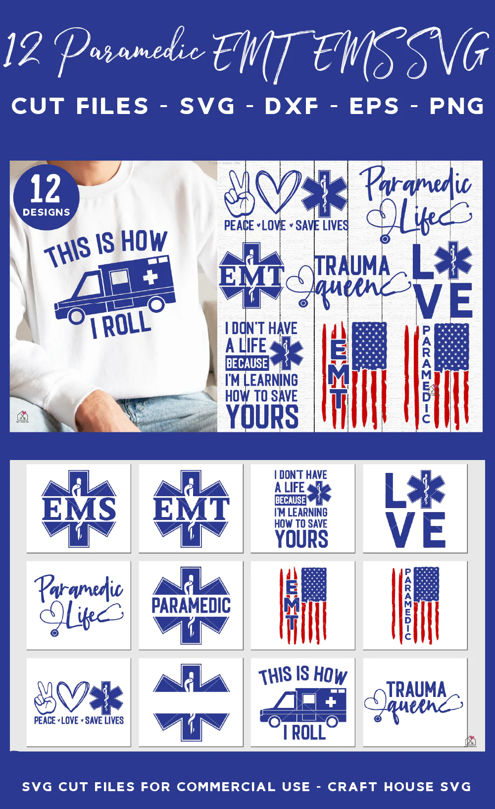 Paramedic EMS EMT SVG Bundle - Image 4