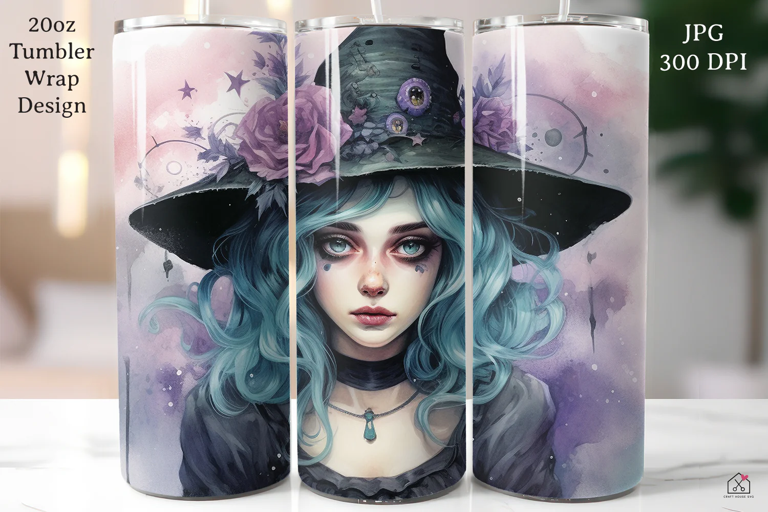 Pastel Halloween 20oz Tumbler Wrap Bundle Sublimation Designs JPG - Image 5