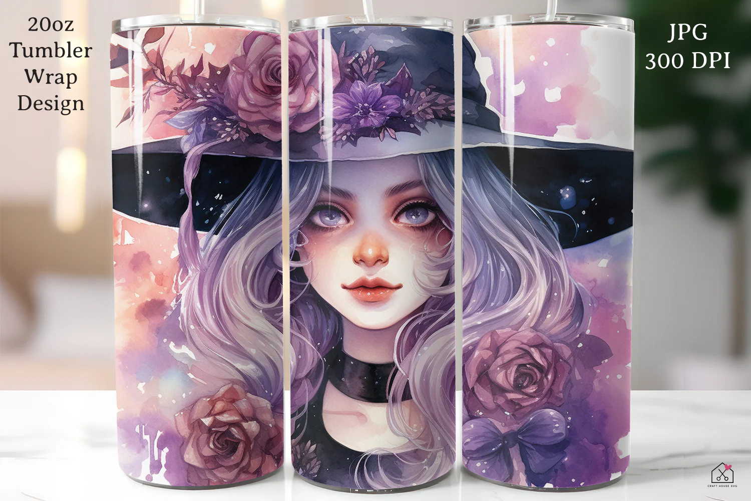 Pastel Halloween 20oz Tumbler Wrap Bundle Sublimation Designs JPG - Image 6