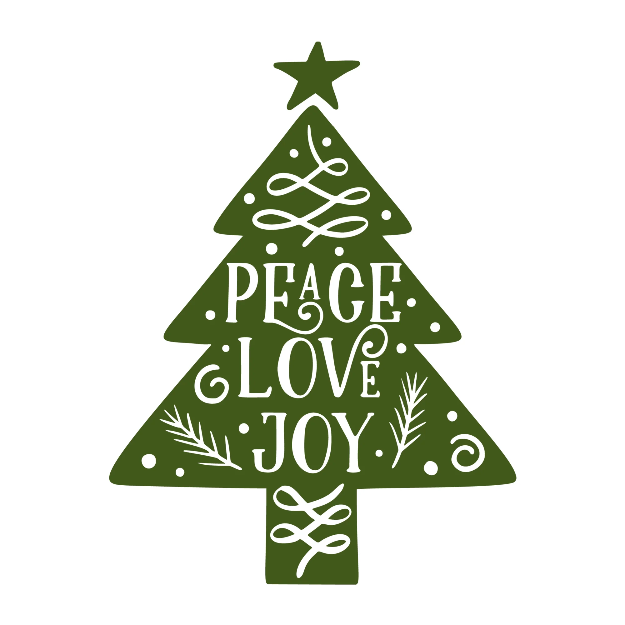 Peace Love Joy SVG
