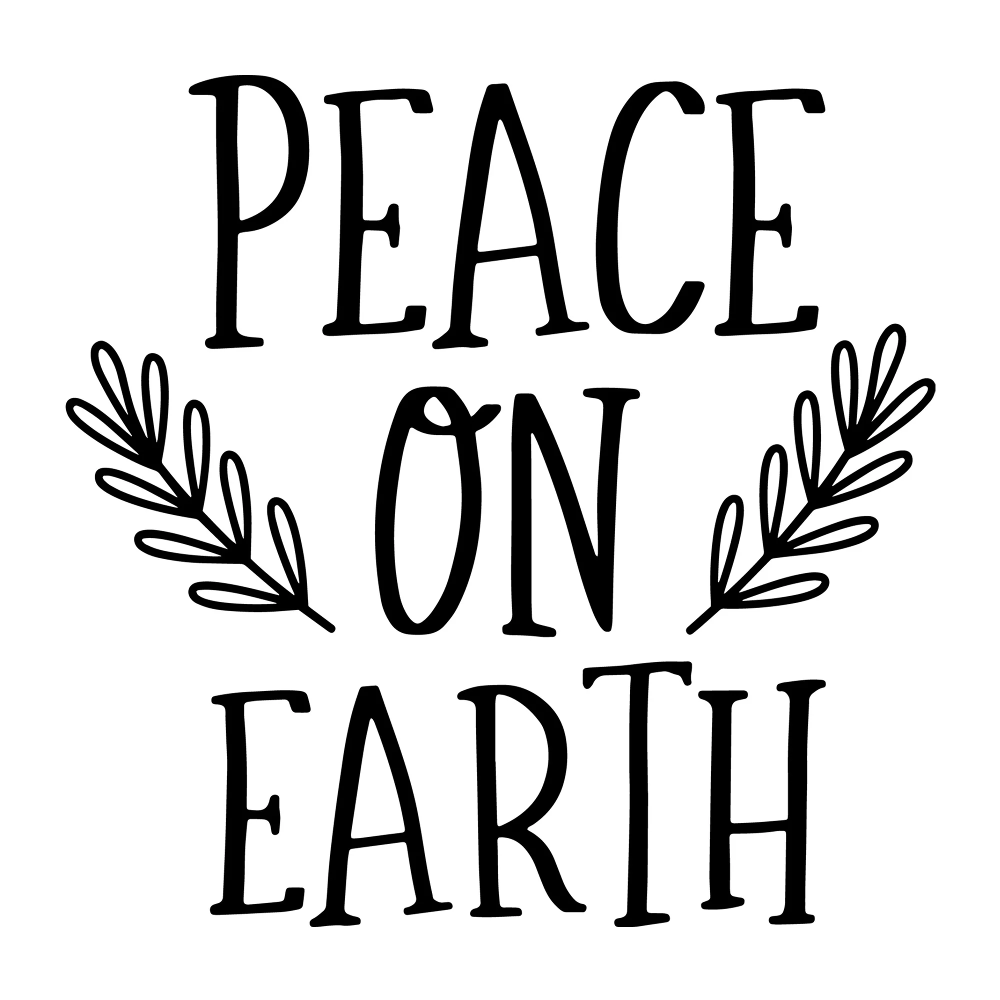 Peace on Earth SVG