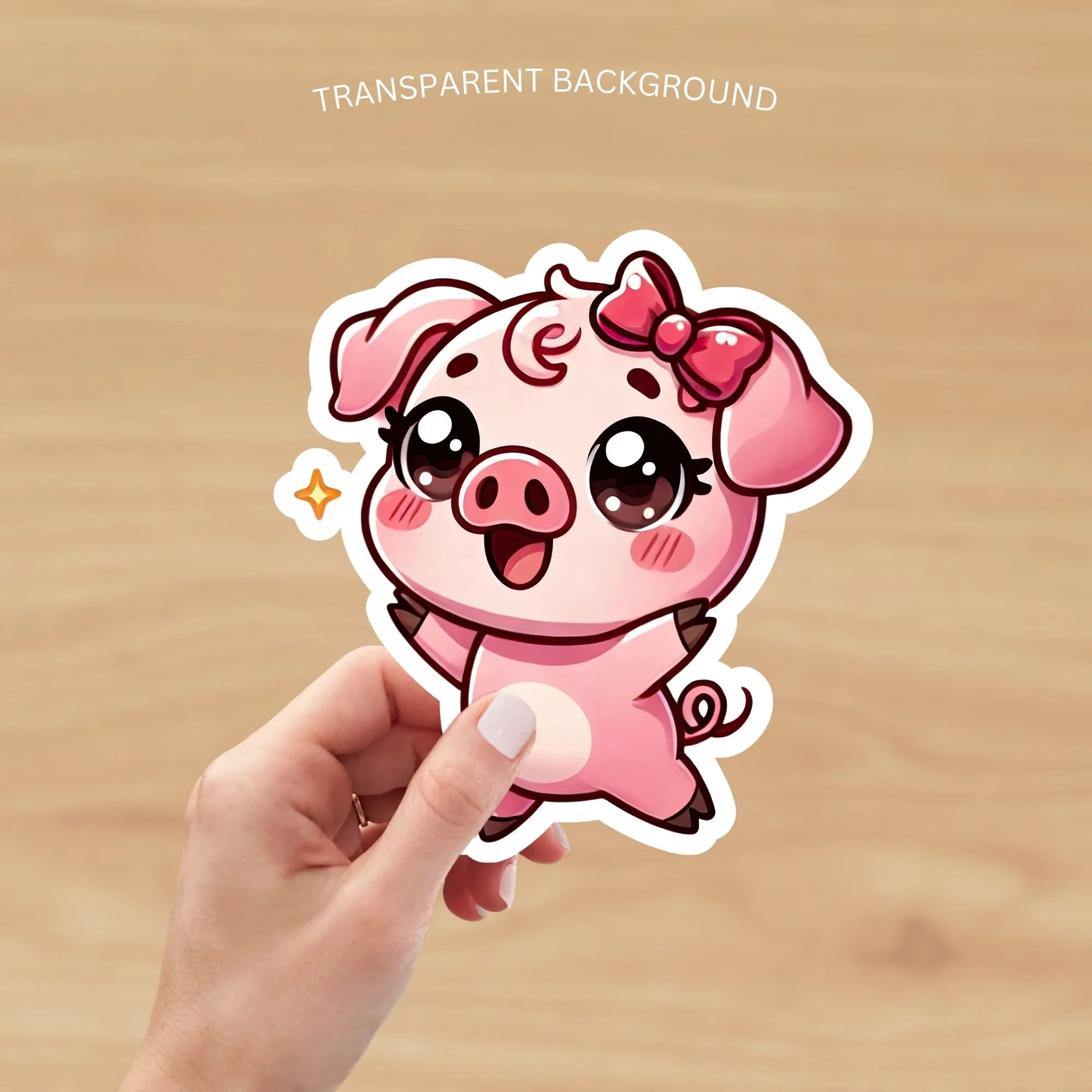 Pig Stickers Printable PNG - Image 2